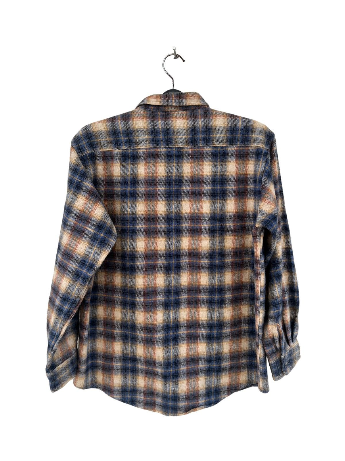 Edwin Vintage 90s Edwin Japan Double Pocket Thick Flannel Shirt Size US L / EU 52-54 / 3 - 10 Thumbnail