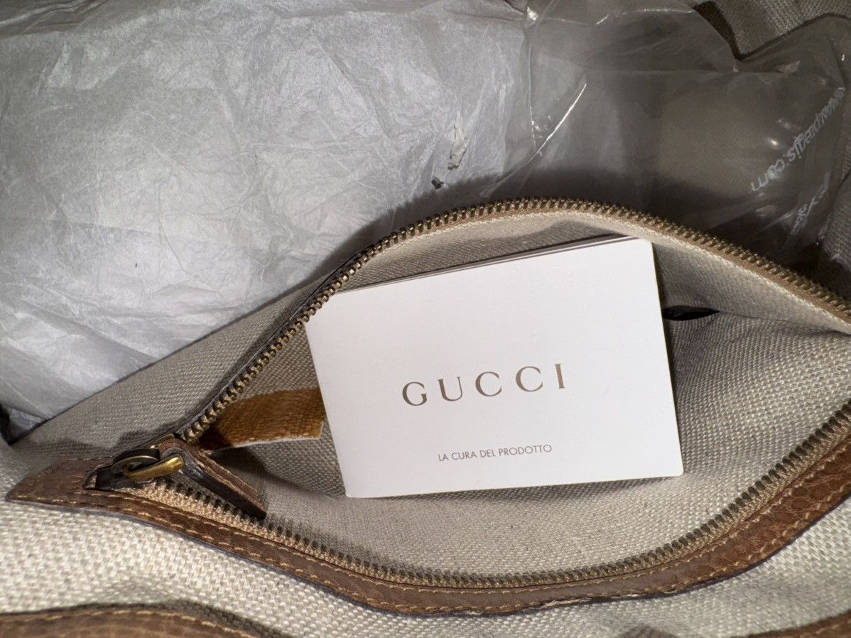 Gucci Vintage Gucci Raffia and Crocodile Handle Bag Size ONE SIZE - 8 Thumbnail