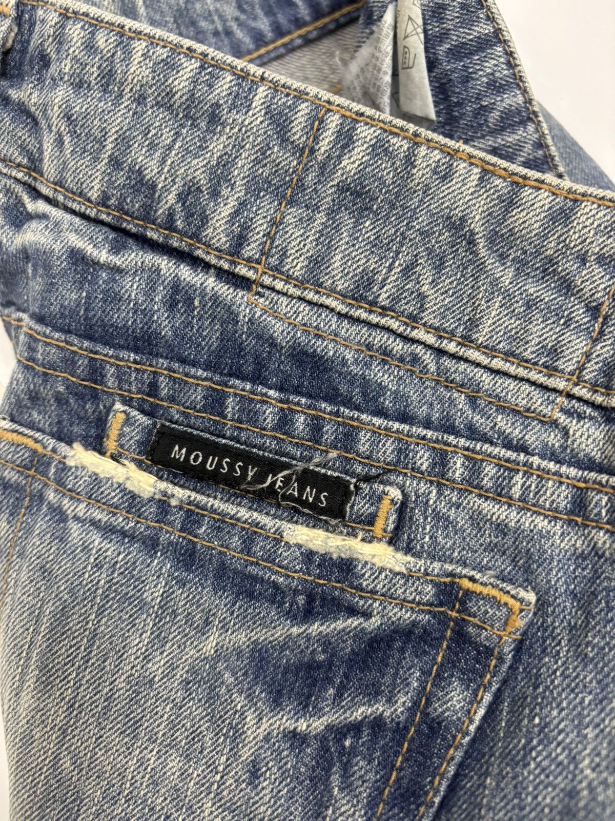 Hysteric Glamour × If Six Was Nine × MOUSSY Flare Jeans I6W9 Lgb Style Moussy Jeans Distressed Denim Size 27" / US 4 / IT 40 - 10 Thumbnail