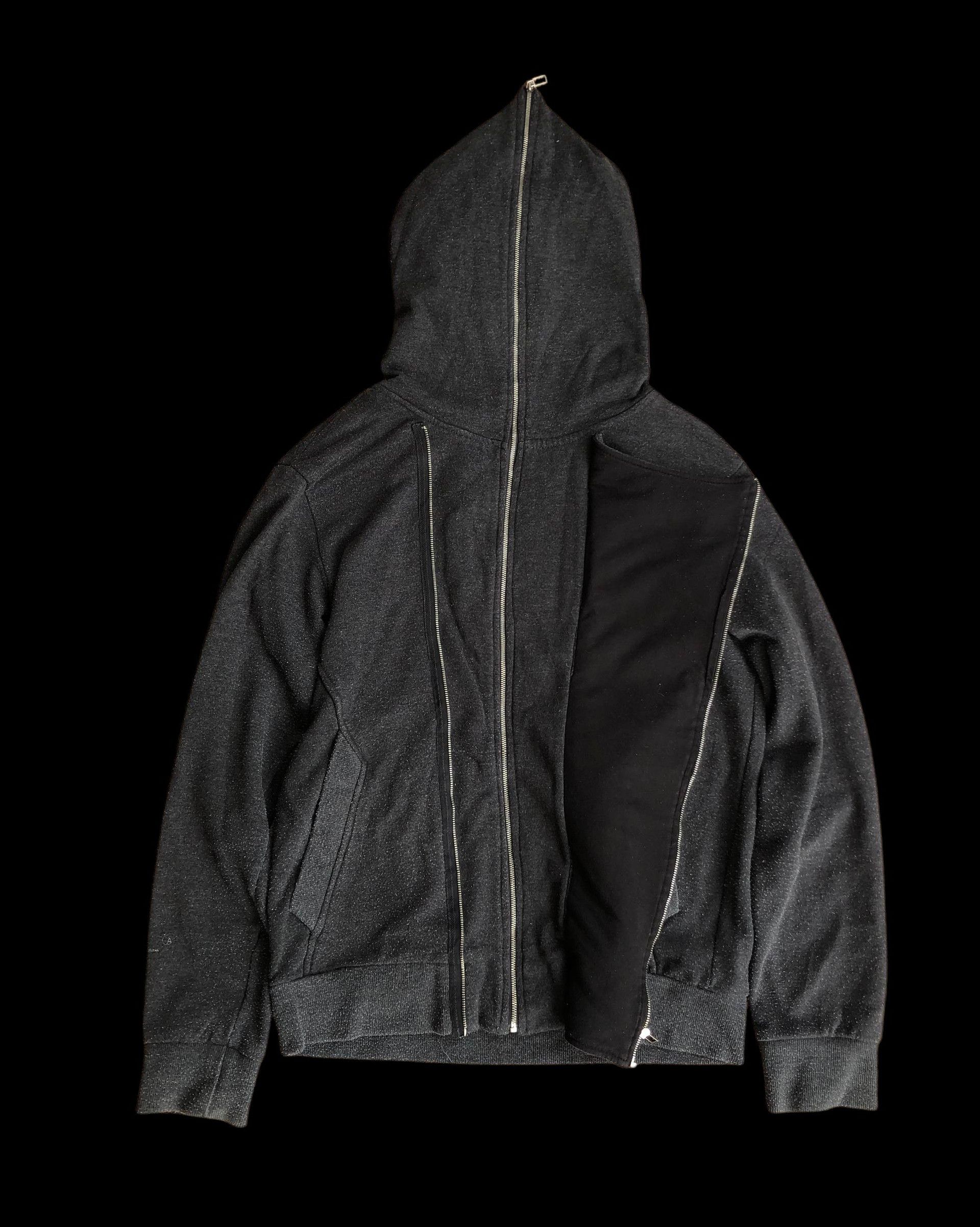 If Six Was Nine Andew Assymetrical Zipper Jacket Vkei Y2k Size US L / EU 52-54 / 3 - 1 Thumbnail