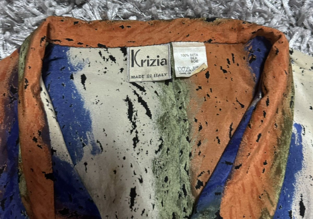 Krizia 🔥RARE🔥KRIZIA JACKET SILK MULTICOLOUR ITALY Size M / US 6-8 / IT 42-44 - 3 Thumbnail