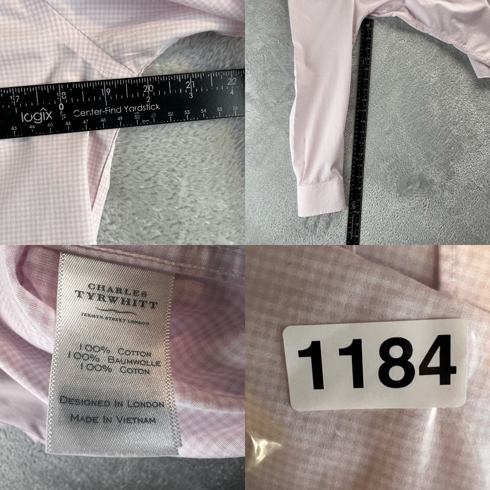 Charles Tyrwhitt Charles Tyrwhitt Dress Shirt Mens M 15.5 33 Pink Check Casual Preppy Cotton Button Up Shirt Size US M / EU 48-50 / 2 - 8 Thumbnail