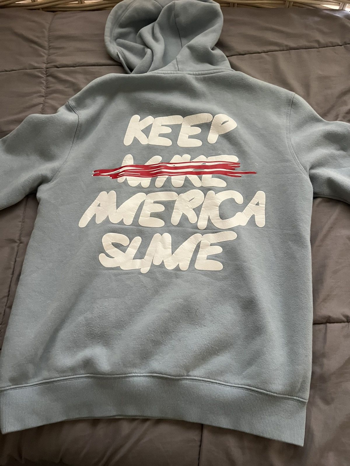 Designer MAKE AMERICA SLIME AGAIN HOODIE Size US M / EU 48-50 / 2 - 5 Thumbnail