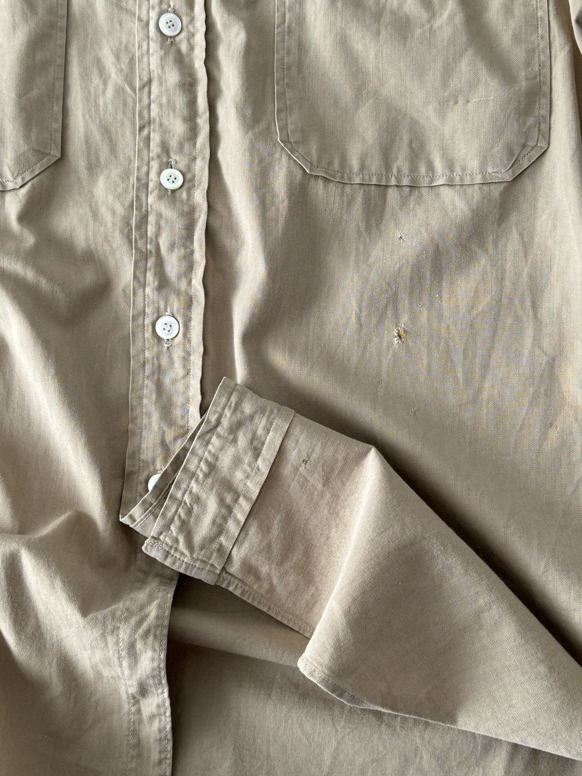 Other Antique WW2 US Army Summer Short Sleeve Button Shirt Size US M / EU 48-50 / 2 - 6 Thumbnail