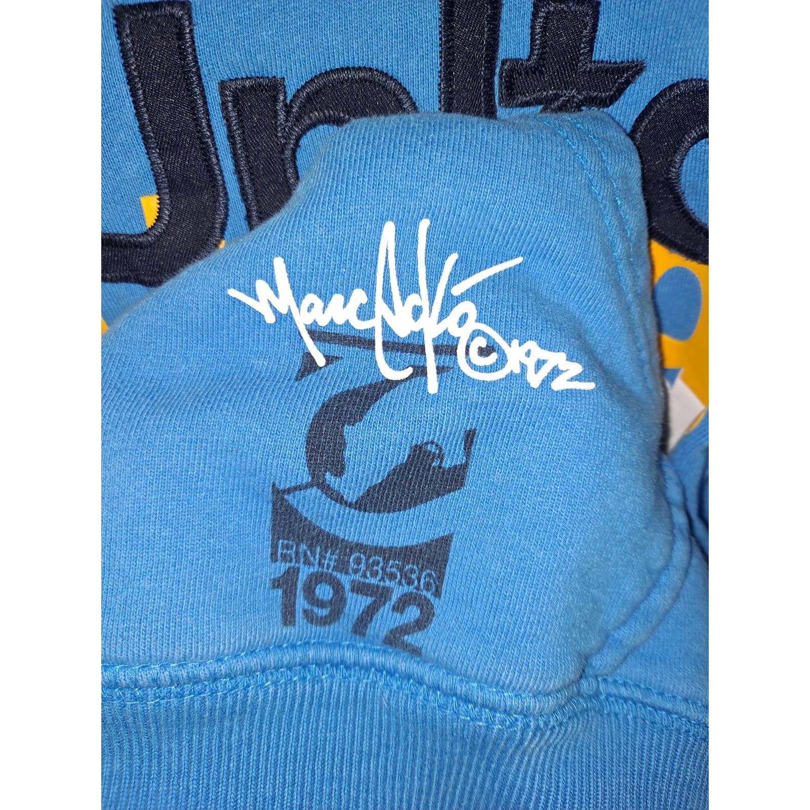 Ecko Unltd. Ecko Unltd Blue Full Zip Hooded Sweatshirt With Ecko Unltd o Size US L / EU 52-54 / 3 - 4 Thumbnail