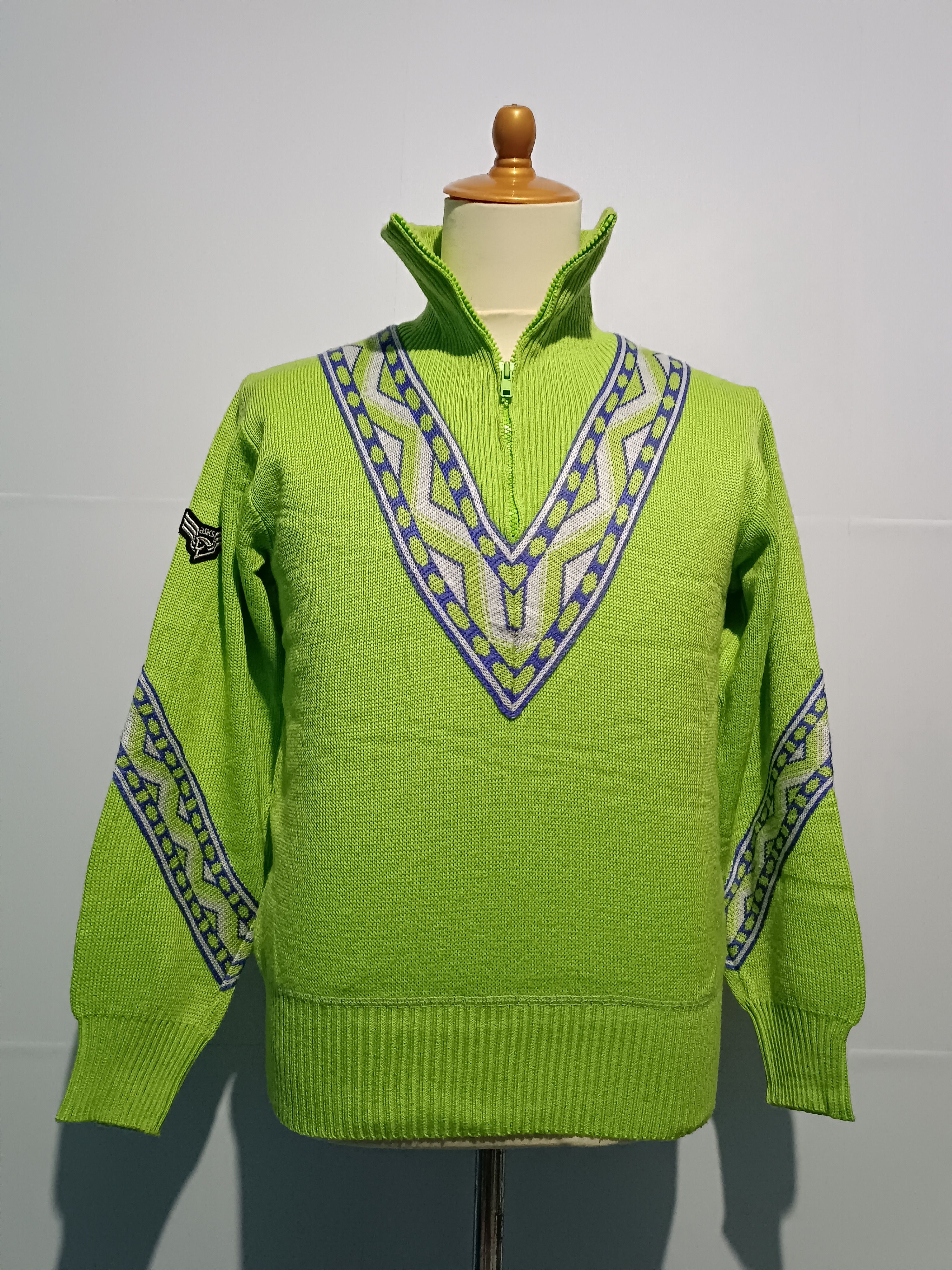 Asics × Japanese Brand Unisex Asics Vintage Sweater Knitwear Sport Wear Size US M / EU 48-50 / 2 - 1 Thumbnail