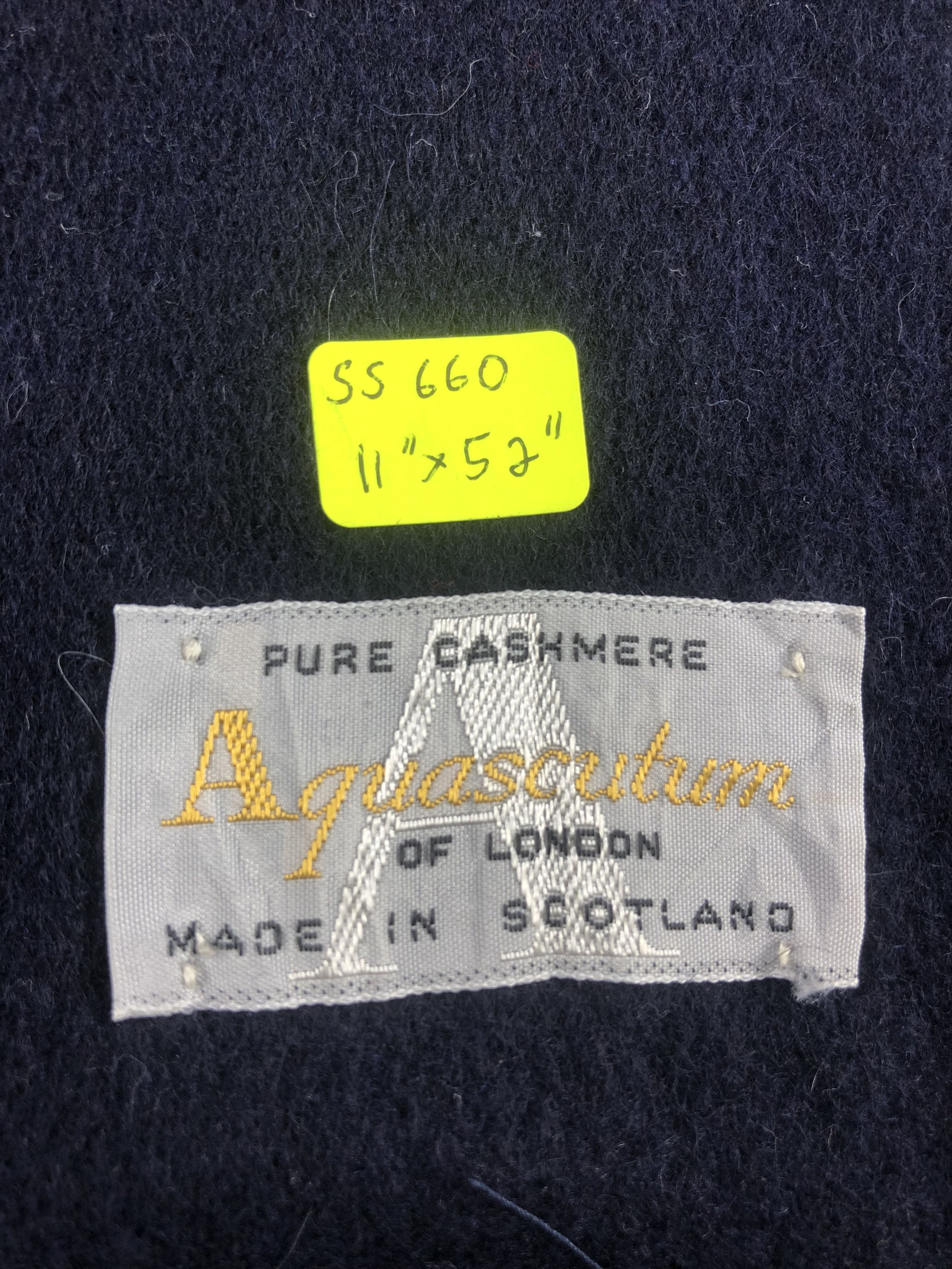 Aquascutum Aquasqutum Silk Cashmere Scarf / Muffler / Neckwear Size ONE SIZE - 4 Thumbnail