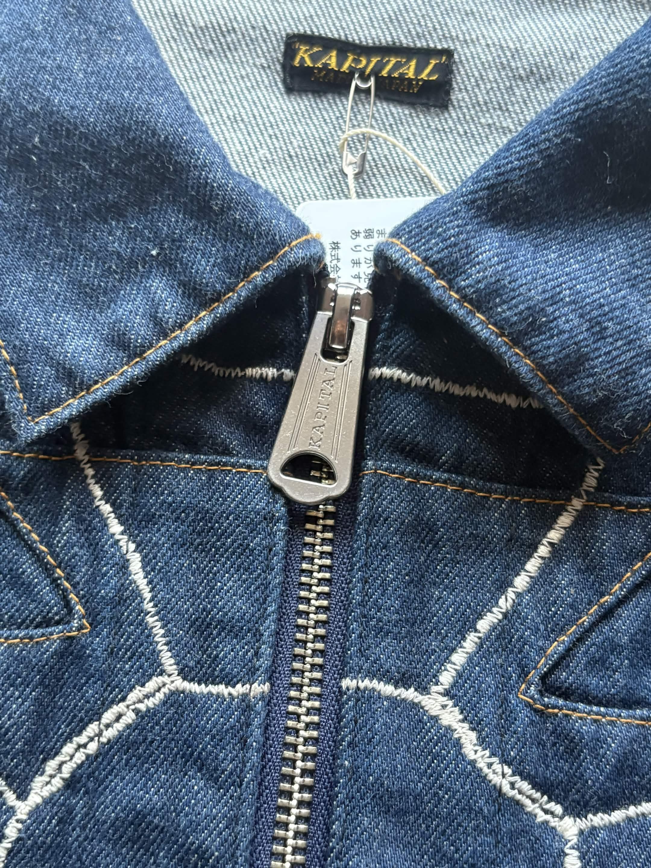Kapital Kapital - 13Oz Denim Thunderbird Blouson Size US M / EU 48-50 / 2 - 4 Thumbnail