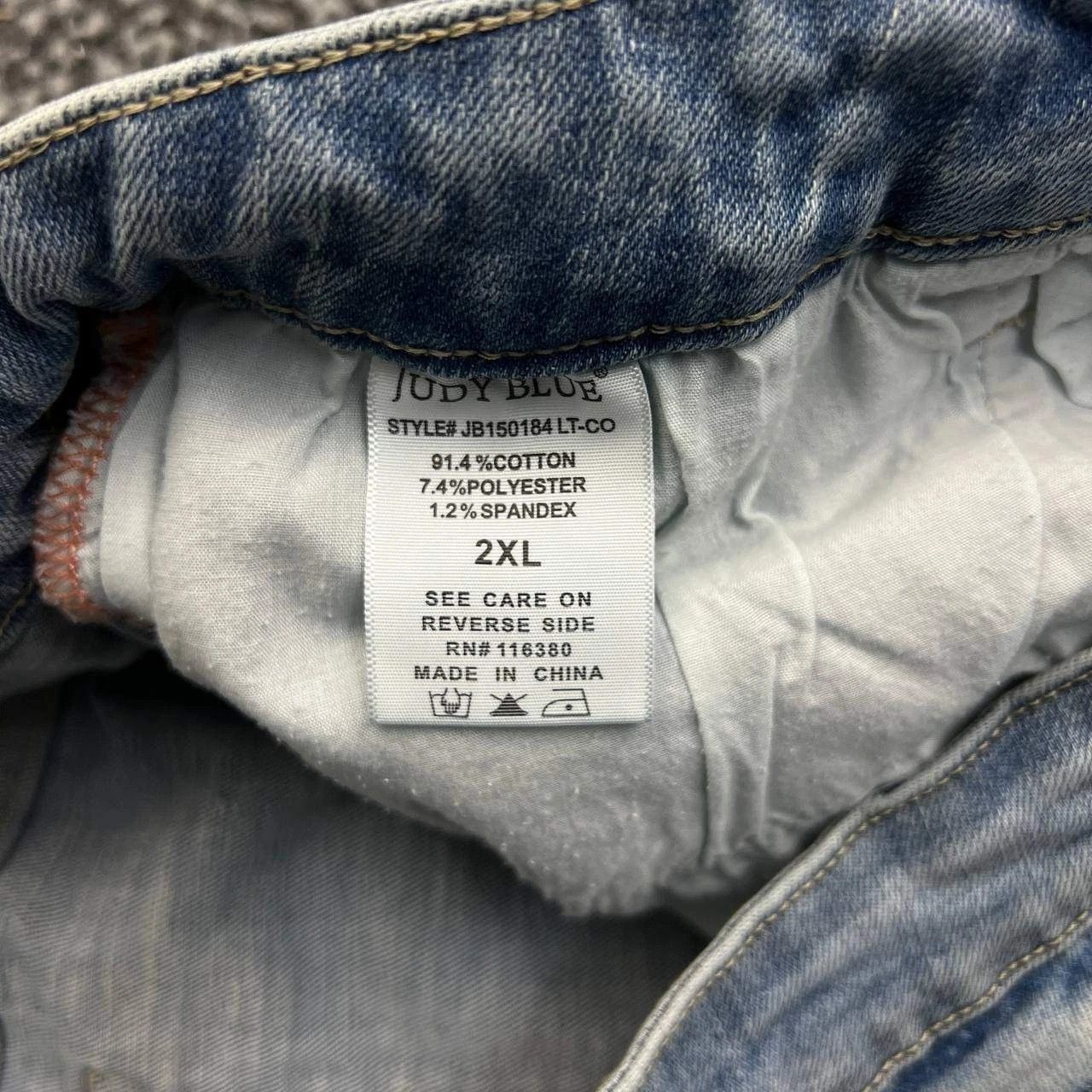 Judy Blue Judy Blue Jeans Shorts Women Denim Faded Pockets 2XL 34 Size 34" / US 12 / IT 48 - 5 Thumbnail