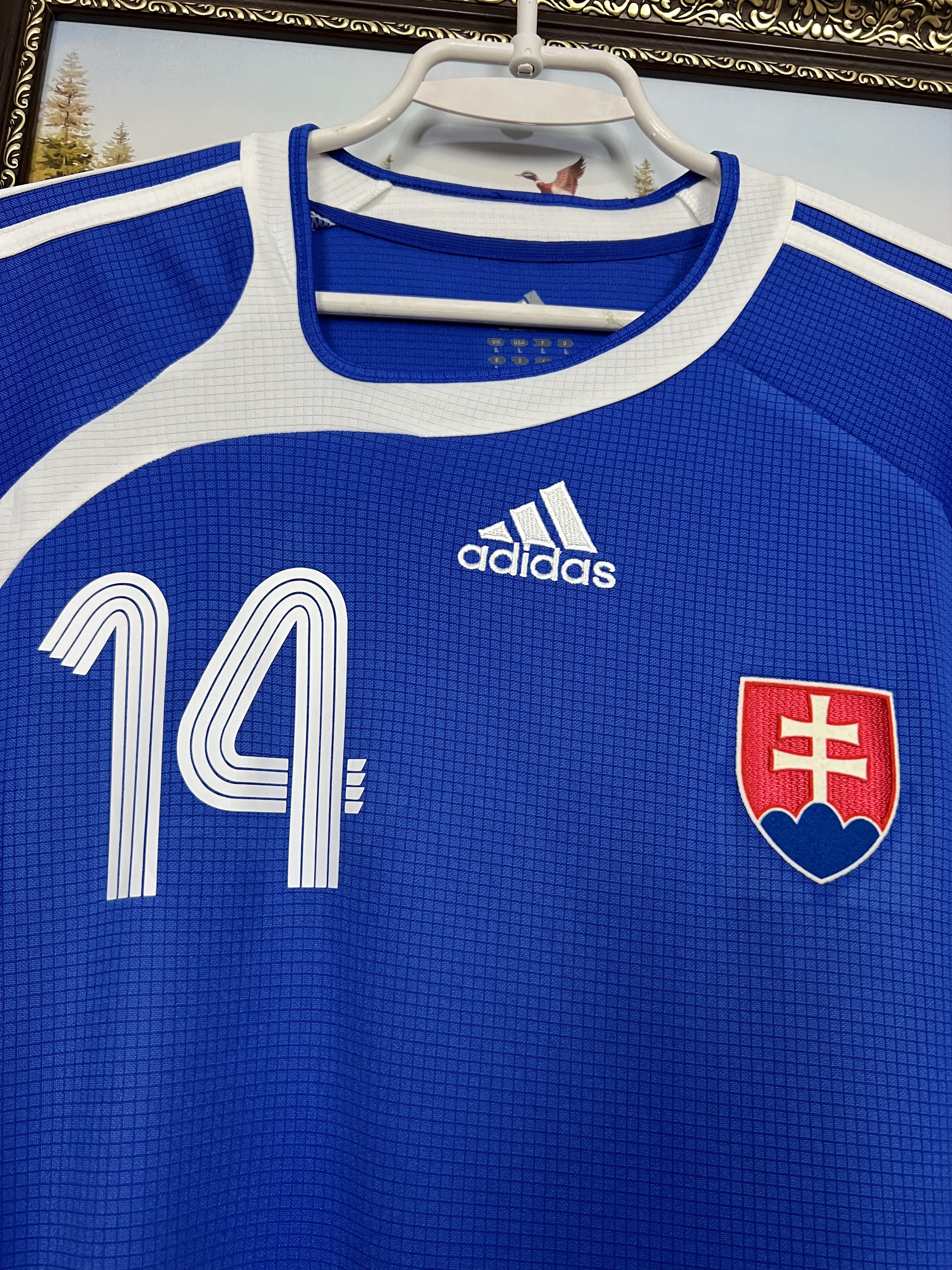 Adidas Slovakia football shirt Soccer Long Sleeve Jersey Size US L / EU 52-54 / 3 - 3 Thumbnail