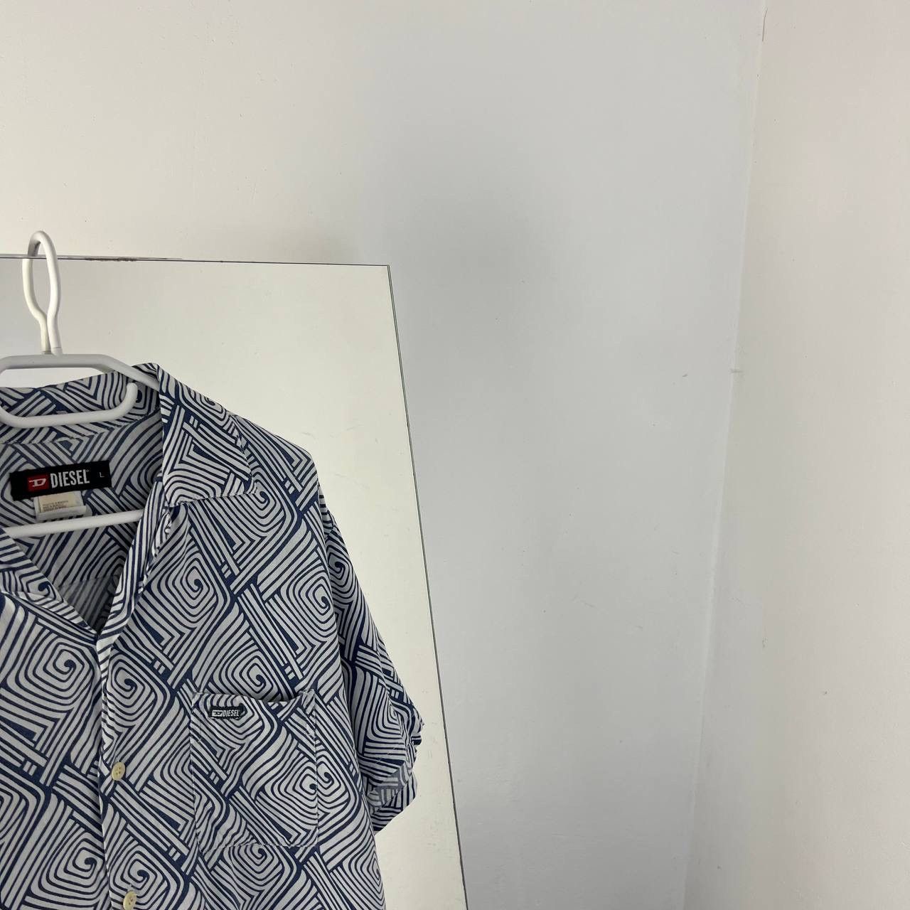 Diesel Vintage Y2K Diesel Avant Garde Button Up Shirt Size US L / EU 52-54 / 3 - 2 Thumbnail