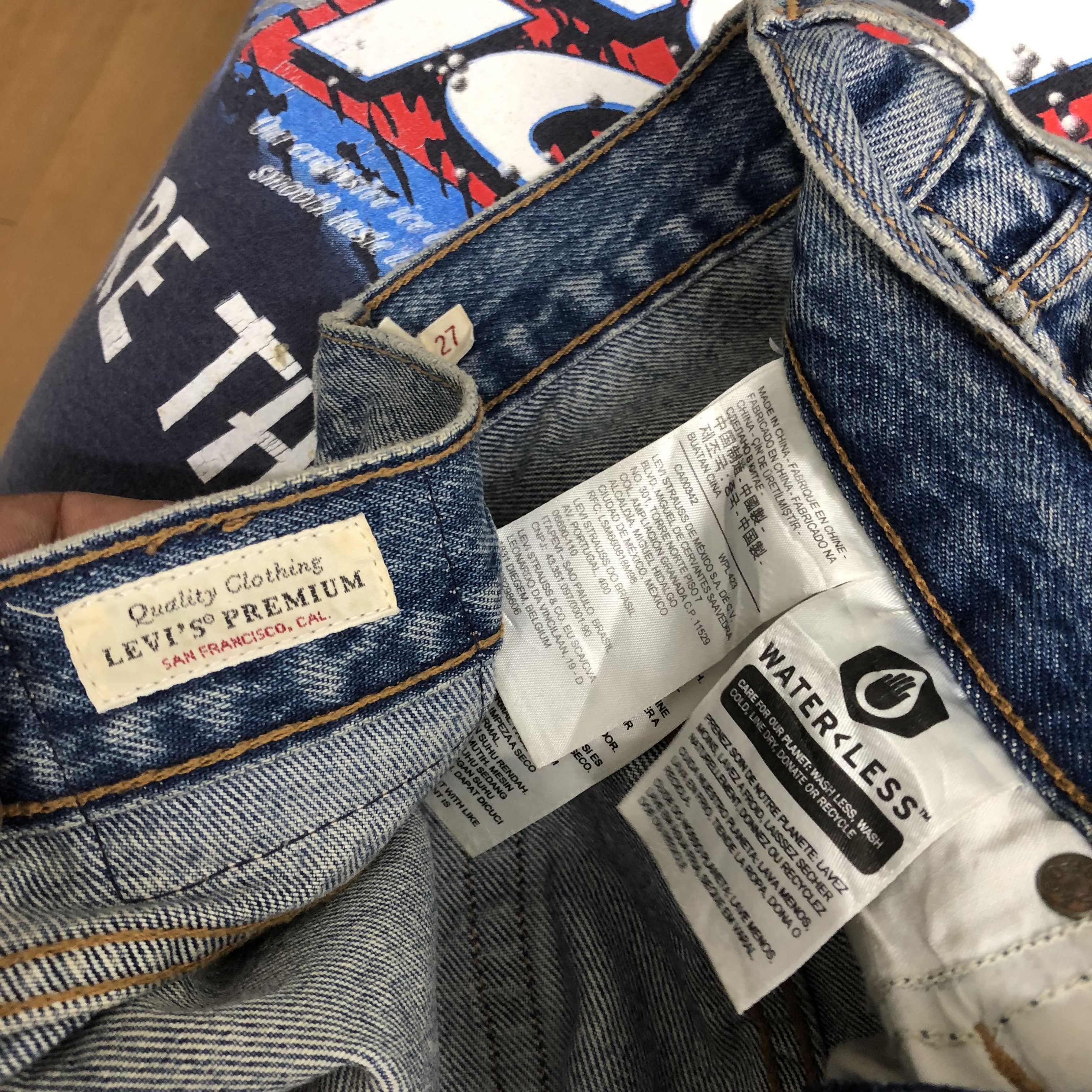 Levi's Vintage Levis 501 Sun Faded Jeans Levi's Light Wash Denim Size US 30 / EU 46 - 9 Thumbnail