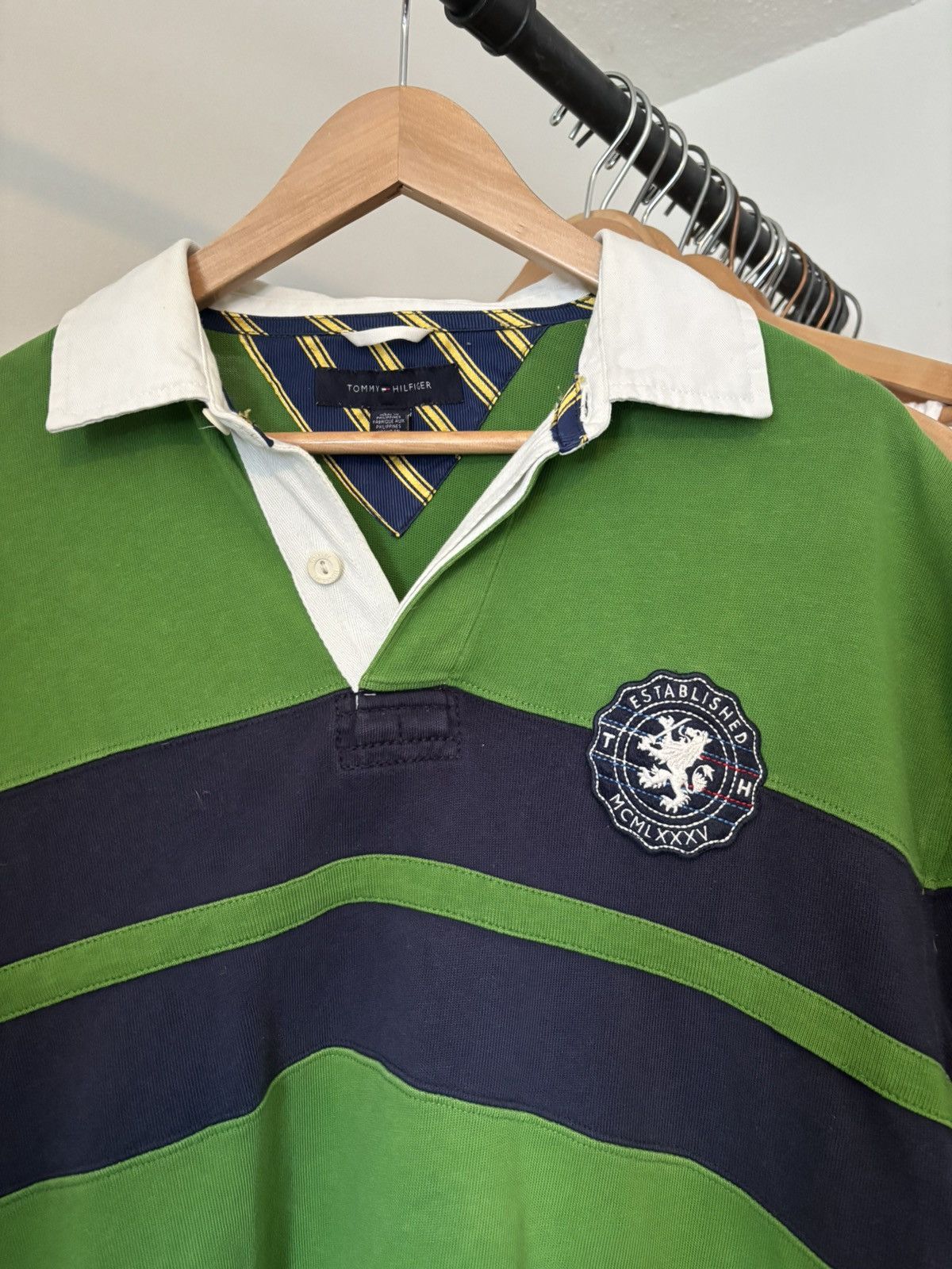 Tommy Hilfiger Longsleeve Tommy Hilfiger Rugby Polo Size US L / EU 52-54 / 3 - 2 Thumbnail