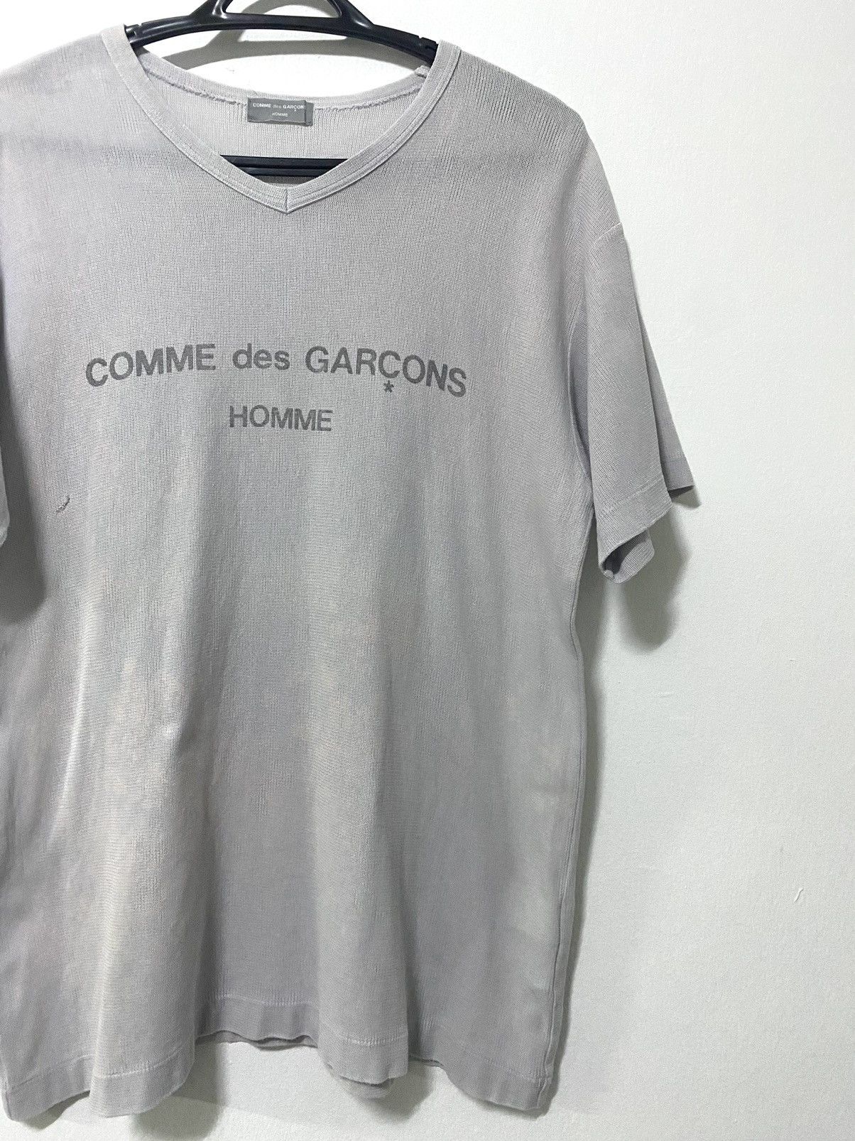 Comme des Garcons AD1996 Rare Vintage comme des garcons Homme V-Neck Size US M / EU 48-50 / 2 - 2 Thumbnail