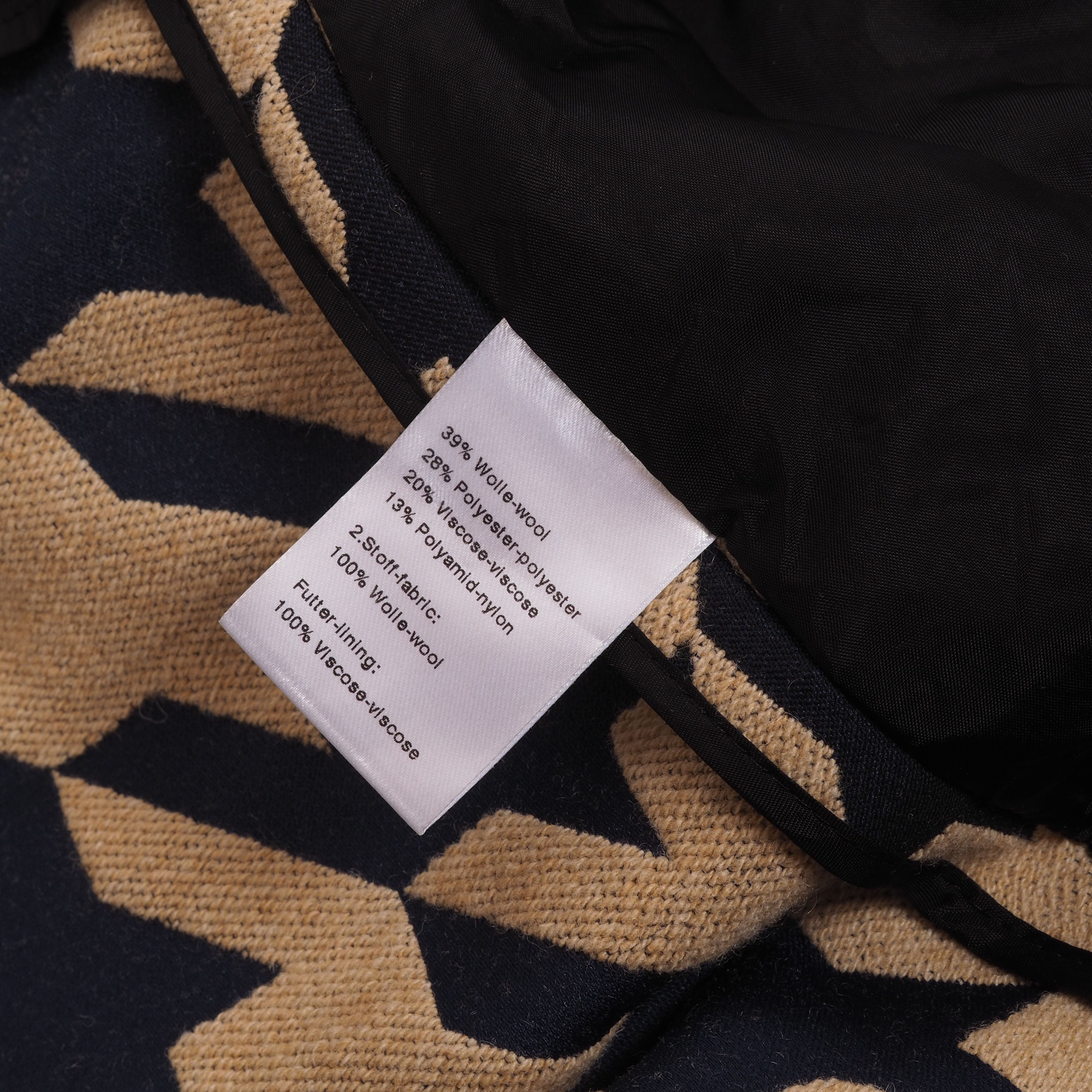 Akris Akris Beige Black Wool Houndstooth Jacket Size M / US 6-8 / IT 42-44 - 8 Thumbnail