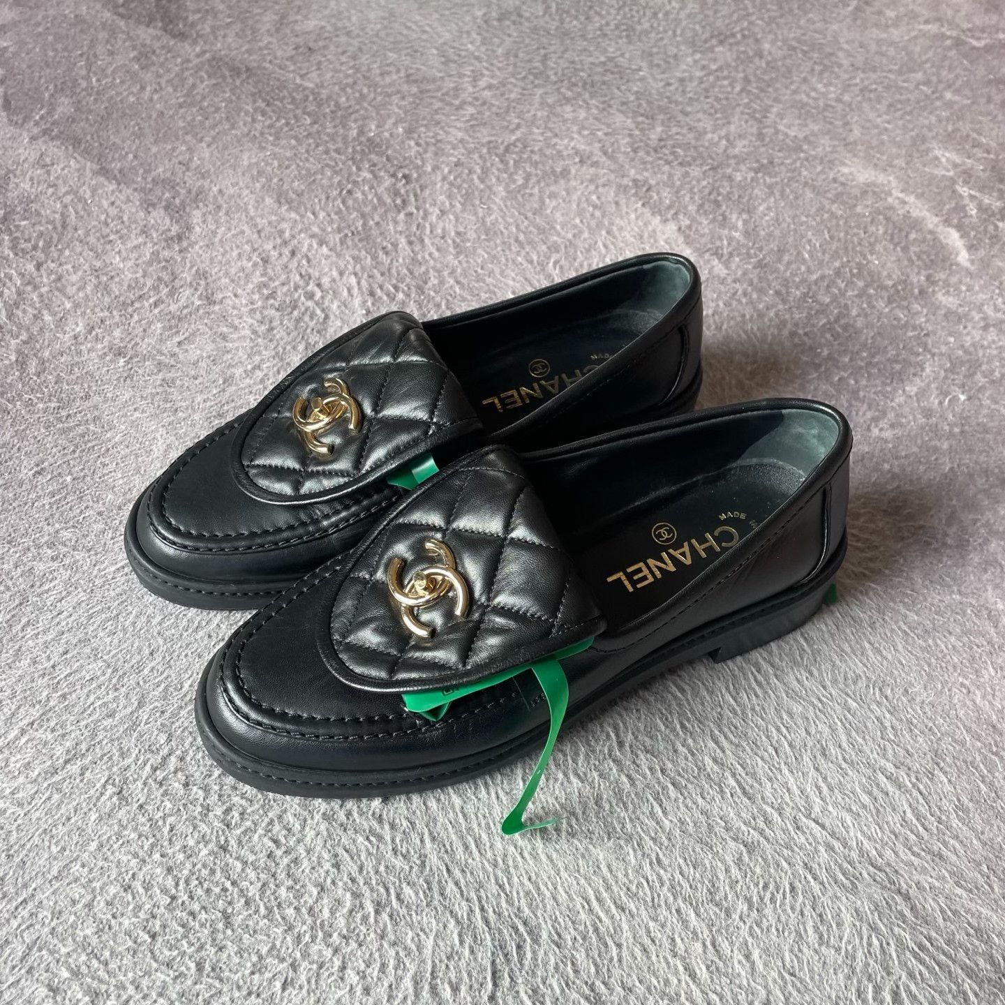 Chanel Chanel Black Lowtop Sneakers 37 Women Size US 6.5 / IT 36.5 - 1 Thumbnail
