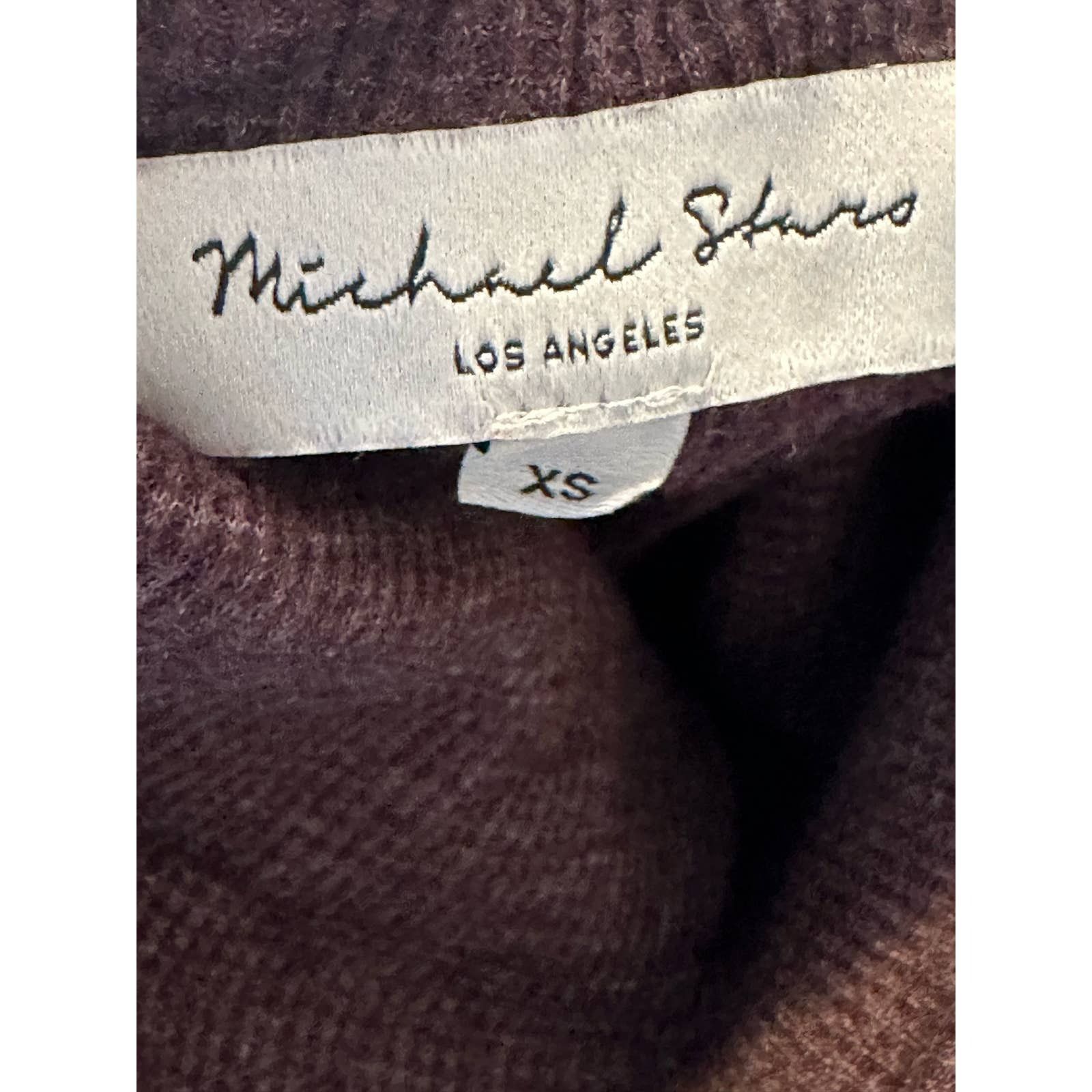 Michael Stars Michael Stars maroon long sleeves turtle neck sweater XS Size XS / US 0-2 / IT 36-38 - 3 Thumbnail