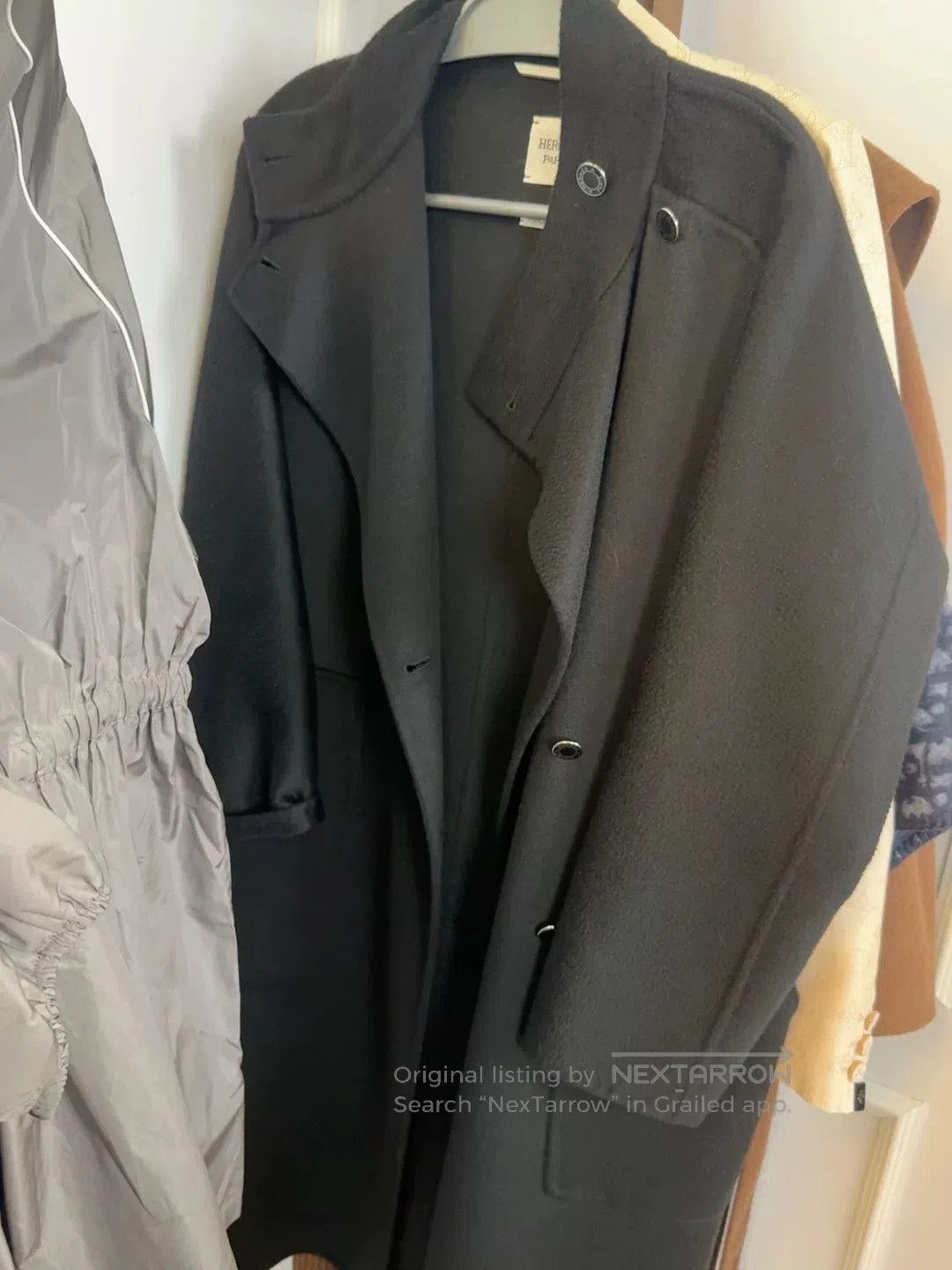 Hermes Hermes Long Black Coat. Size US L / EU 52-54 / 3 - 1 Thumbnail