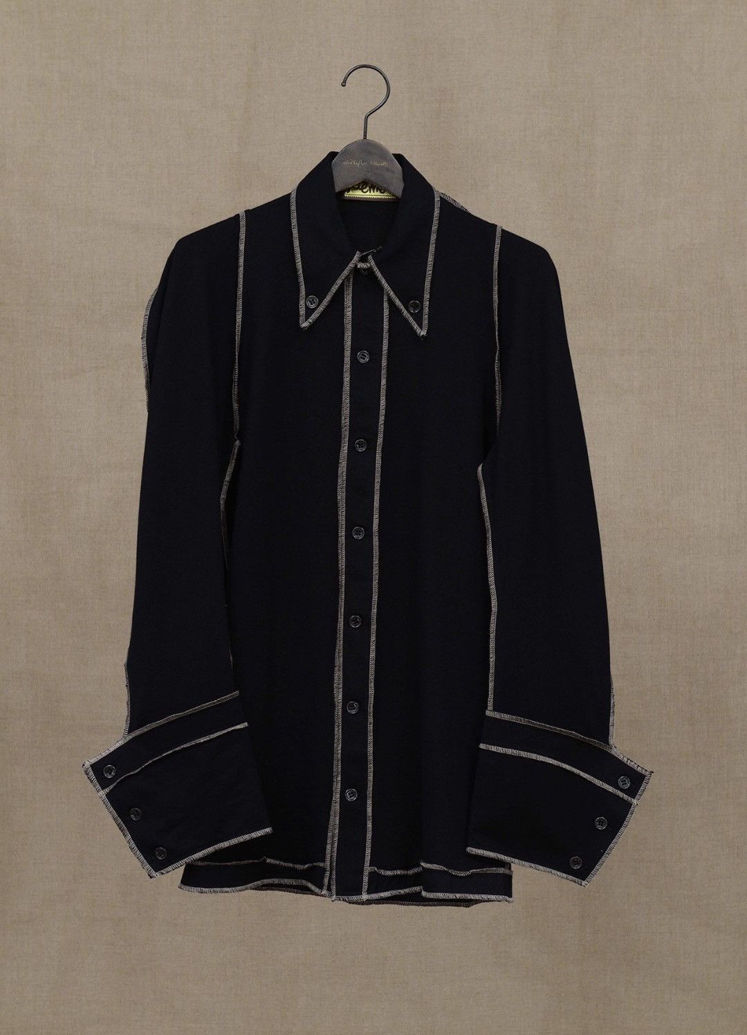 image of Christopher Nemeth Nemeth Shirt in Black, Men's (Size Large)