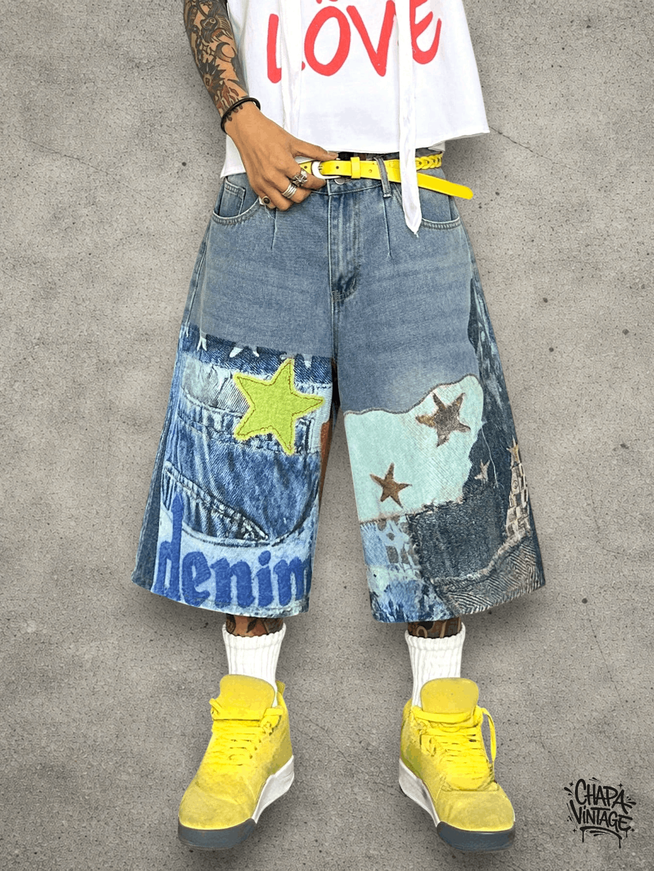 Jean Denim blue jorts Size US 32 / EU 48 - 1 Thumbnail
