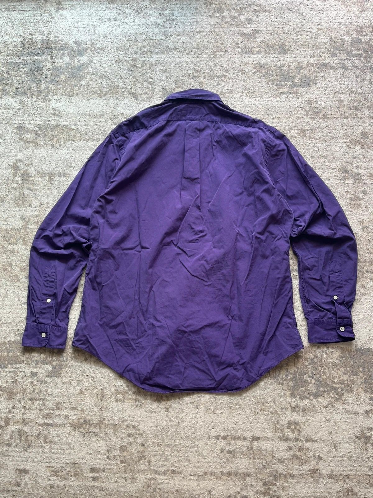 Polo Ralph Lauren Polo Ralph Lauren Sz L Purple Shirt Rare Small Pony Size US L / EU 52-54 / 3 - 11 Thumbnail