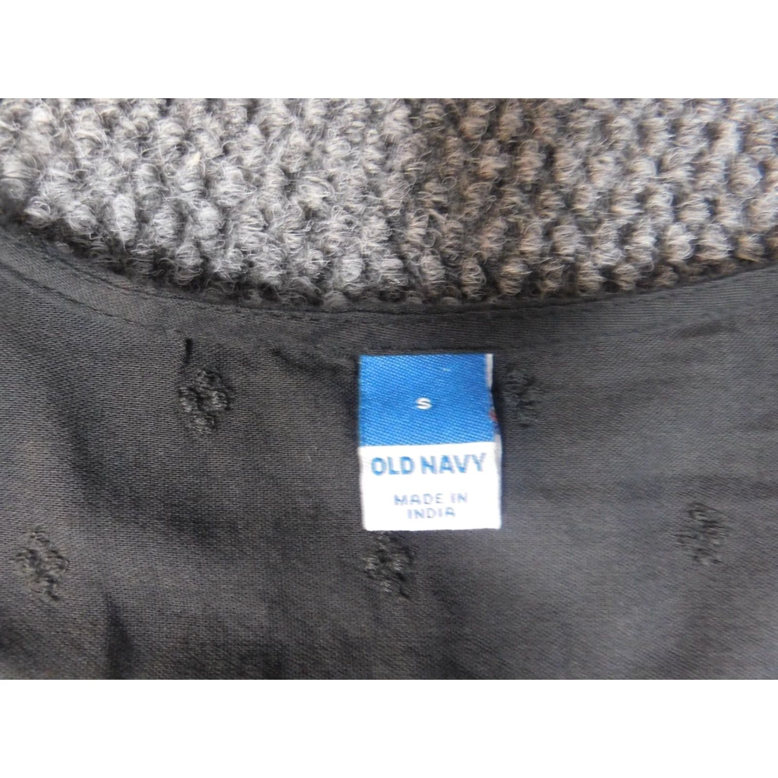 Old Navy Old Navy Womens Blouse S Gray Dolman Sleeve Pullover Cotton Down Open Button Casual Basic Regular Size S / US 4 / IT 40 - 7 Thumbnail