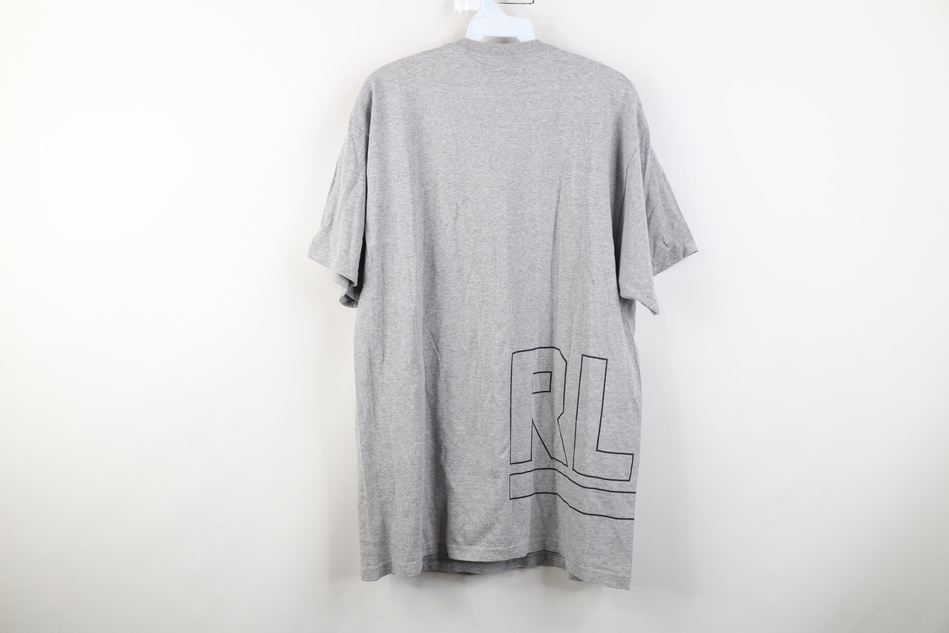 Polo Ralph Lauren Deadstock Vintage 90s Ralph Lauren Flag Jumbo Logo T-Shirt Size US M / EU 48-50 / 2 - 12 Thumbnail