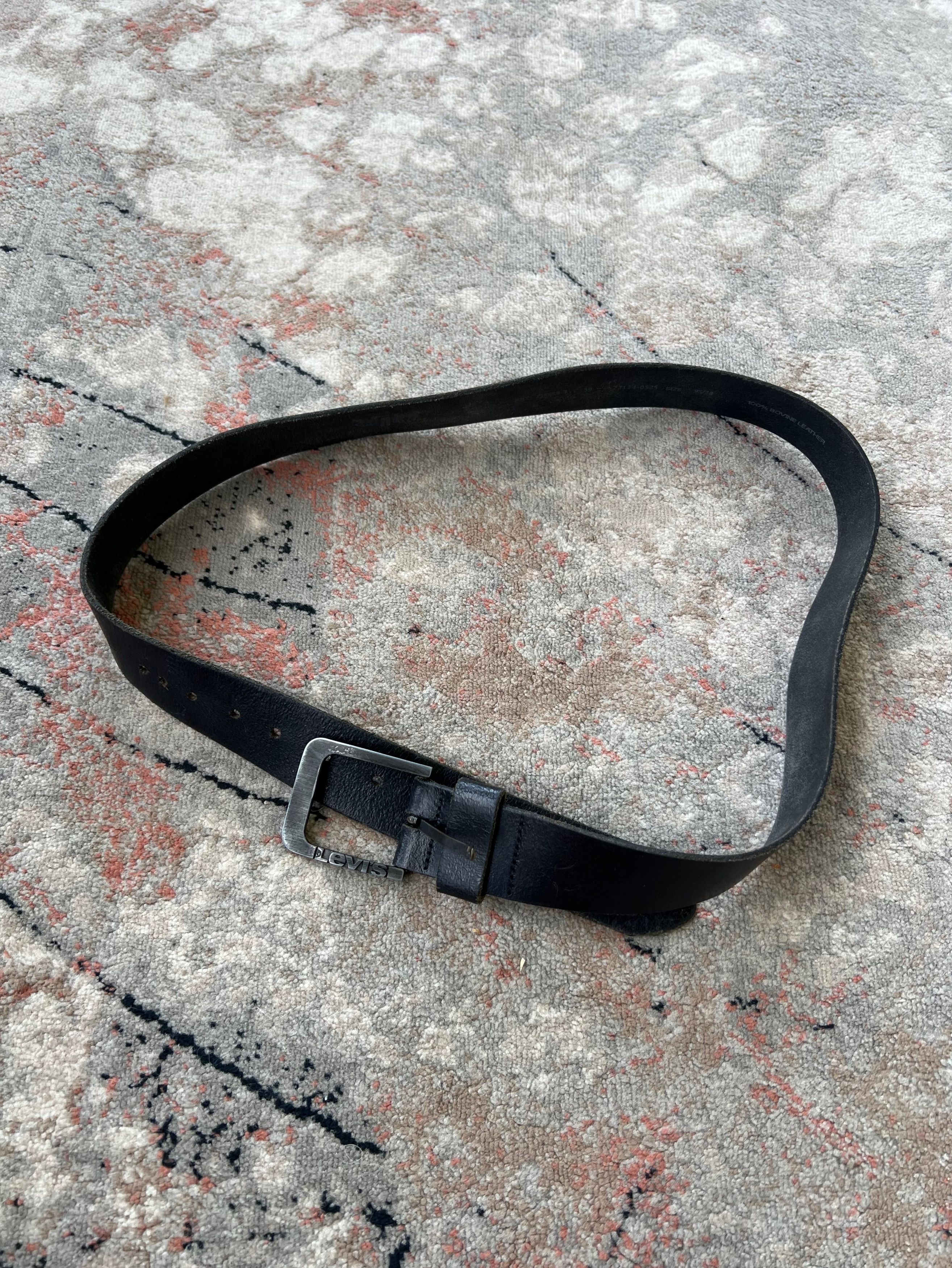 Leather × Levi's Levi's Leather Belt Size ONE SIZE - 2 Thumbnail