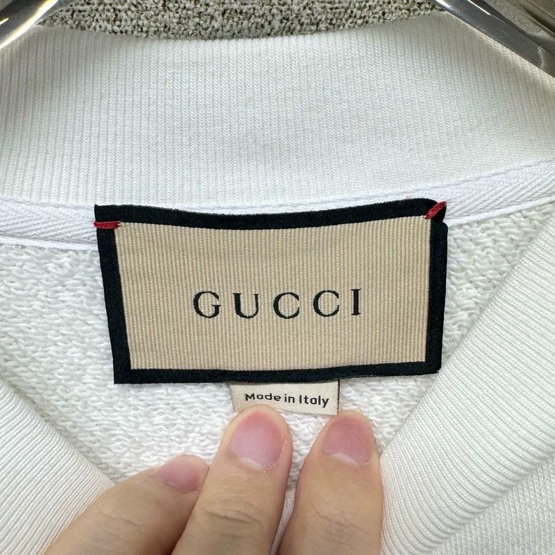 Gucci Gucci White side zipper sweatshirt Size US XL / EU 56 / 4 - 3 Thumbnail