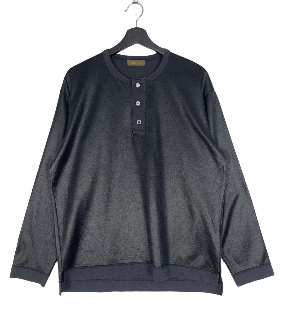 Yohji Yamamoto Vintage Yohji Yamamoto Hybrid Long Sleeve Shirt Size US L / EU 52-54 / 3 - 1 Thumbnail