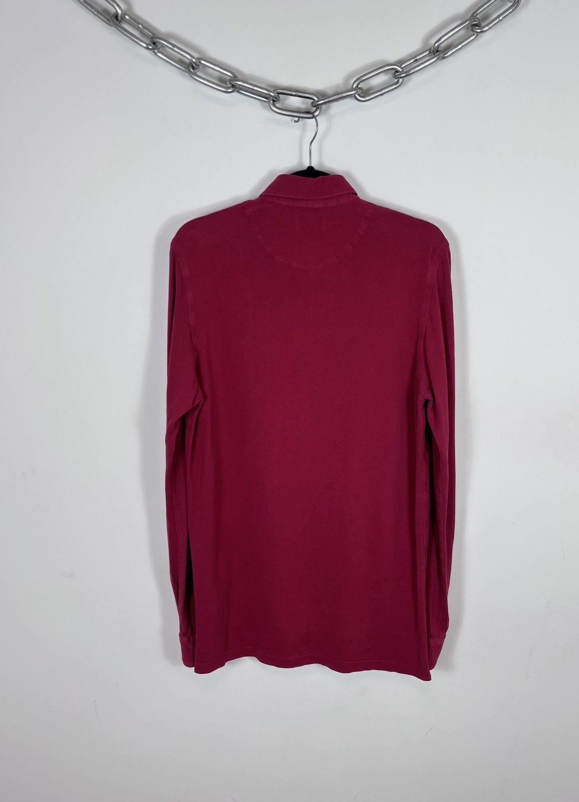 Gran Sasso Gran Sasso Vintage Men’s Red Long Sleeve Button Up Shirt Size US M / EU 48-50 / 2 - 11 Thumbnail