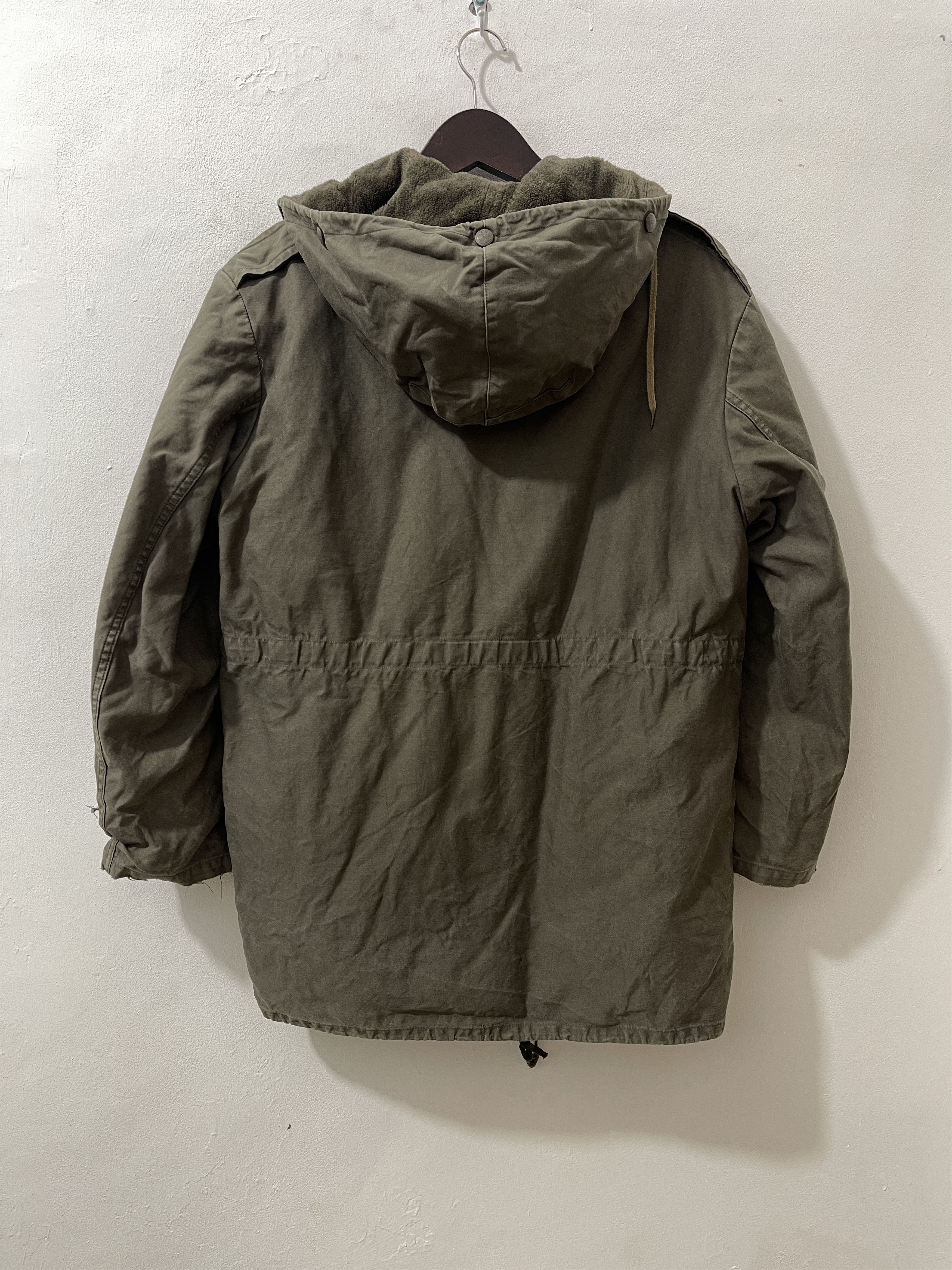 Vintage 80s Feuchter Ringelai Germany Military Canvas Jacket Size US L / EU 52-54 / 3 - 11 Thumbnail