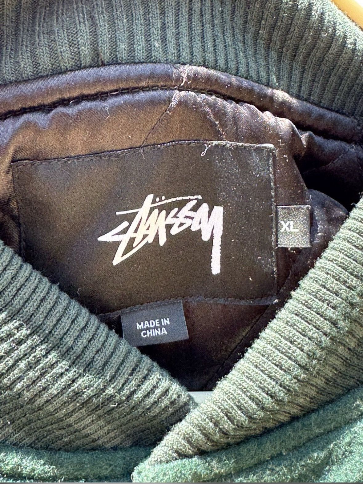 Other STUSSY GREEN VARSITY JACKET Size US XL / EU 56 / 4 - 3 Thumbnail