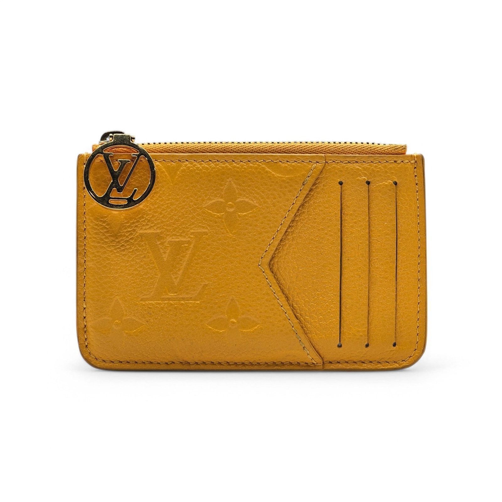 Louis Vuitton Romy Monogram Empreinte Card Case M11412 - Leather - Yellow Size ONE SIZE - 1 Thumbnail