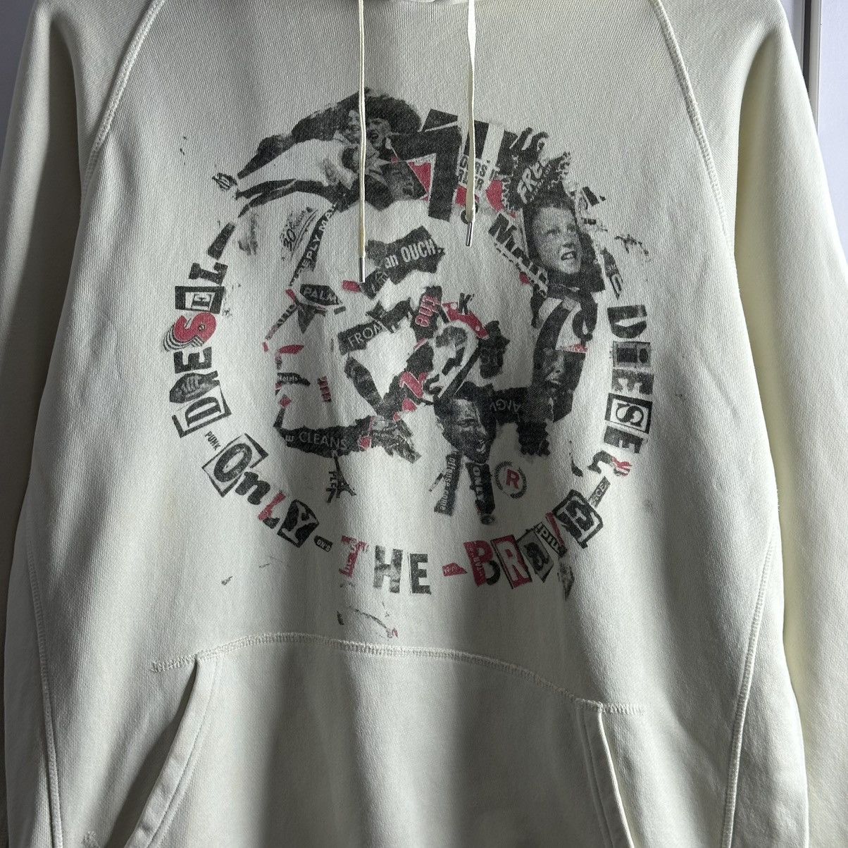 Diesel × Japanese Brand × Vintage Diesel Big Logo Hoodie Rare Japan style Rare Size US L / EU 52-54 / 3 - 2 Thumbnail