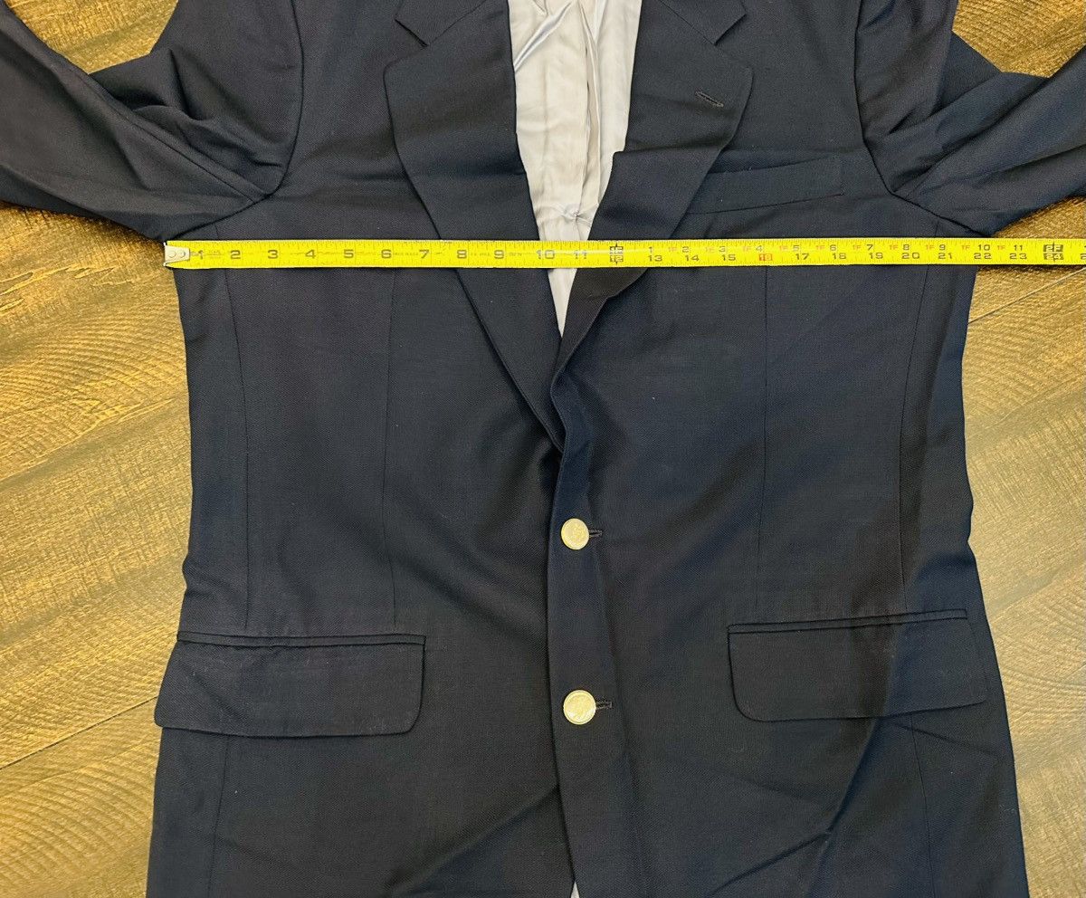 Burberry Burberrys Vtg Suit Jacket Mens 42 Single Breasted 100% Wool Size 42R - 5 Thumbnail