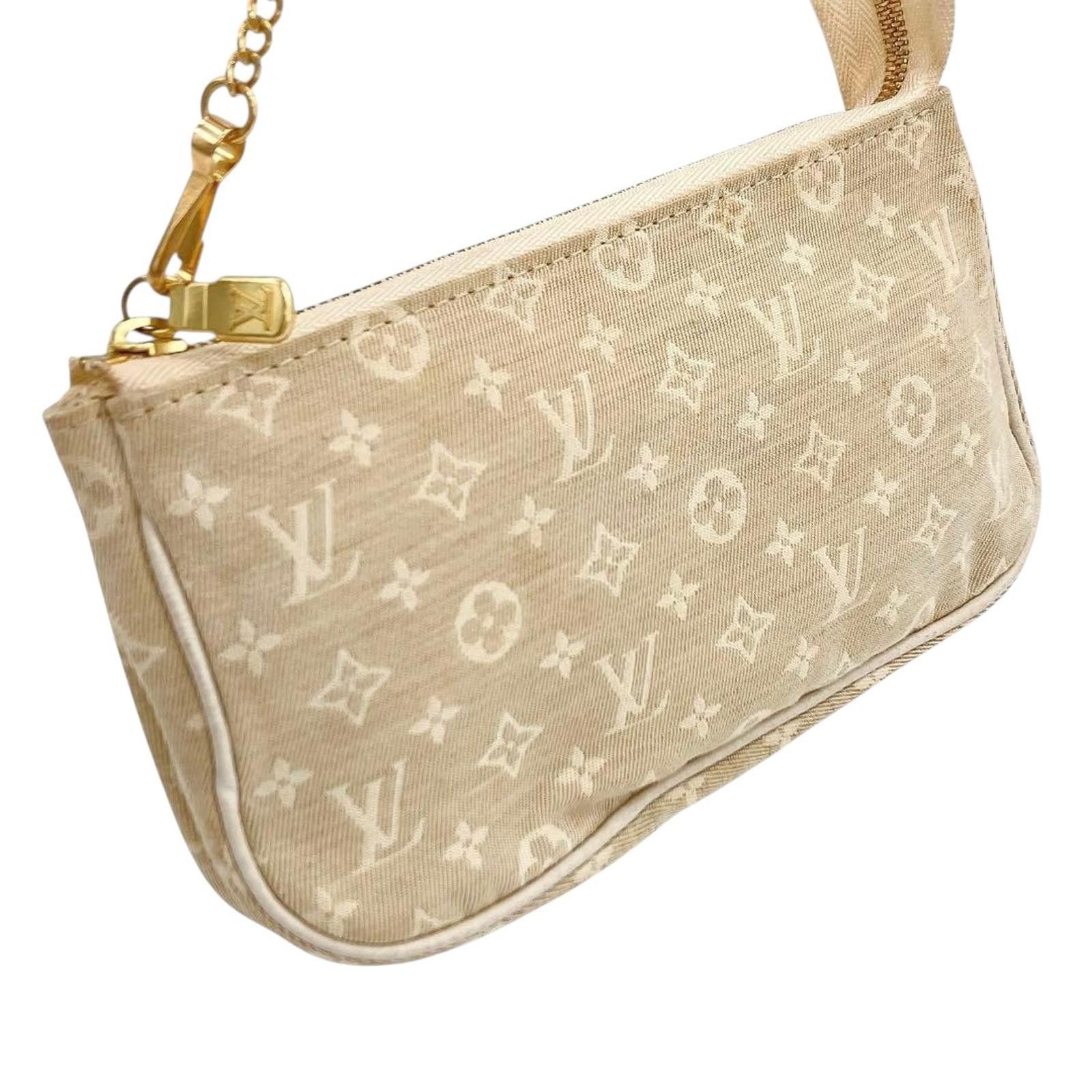 Louis Vuitton Louis Vuitton - Beige Monogram Mini Pochette Accessoires Bag Size ONE SIZE - 3 Thumbnail