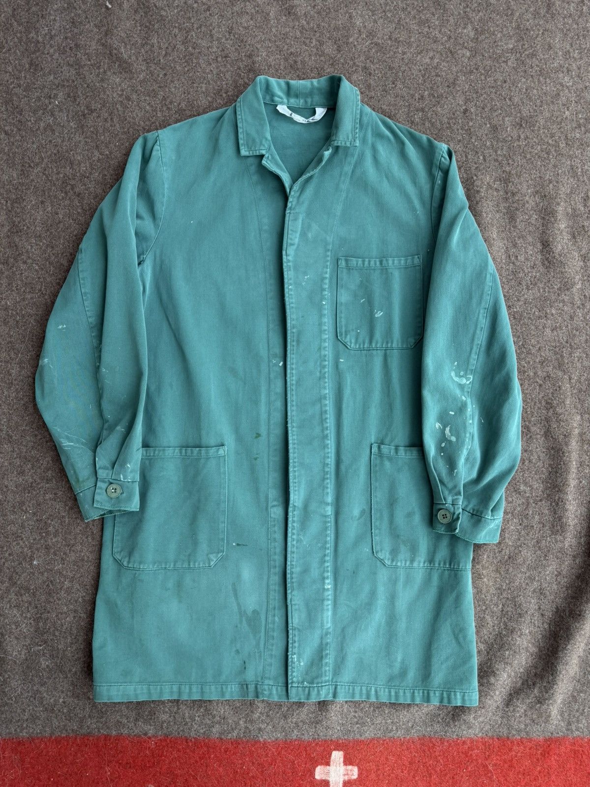 Other Vintage German Workwear Distressed Jacket Size US M / EU 48-50 / 2 - 1 Thumbnail