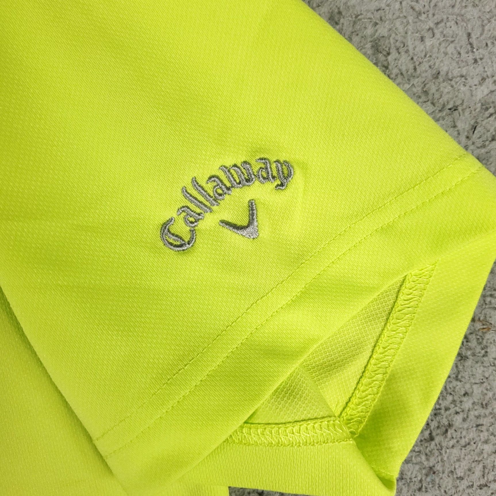 Callaway Callaway Polo Shirt Mens Large Neon Yellow Golf Short Sleeve Micky Mouse Size US L / EU 52-54 / 3 - 5 Thumbnail