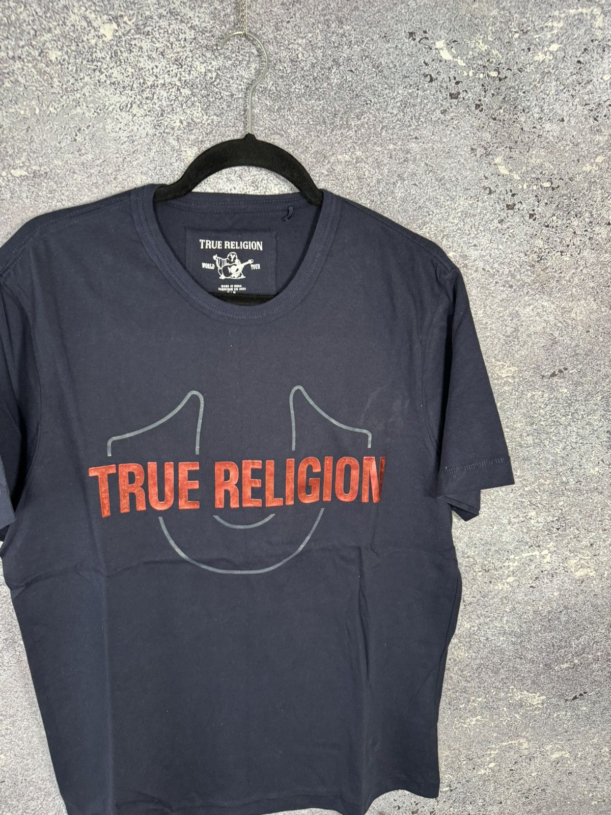 True Religion × Vintage Vintage True Religion Blue big logo tee Size US M / EU 48-50 / 2 - 3 Thumbnail
