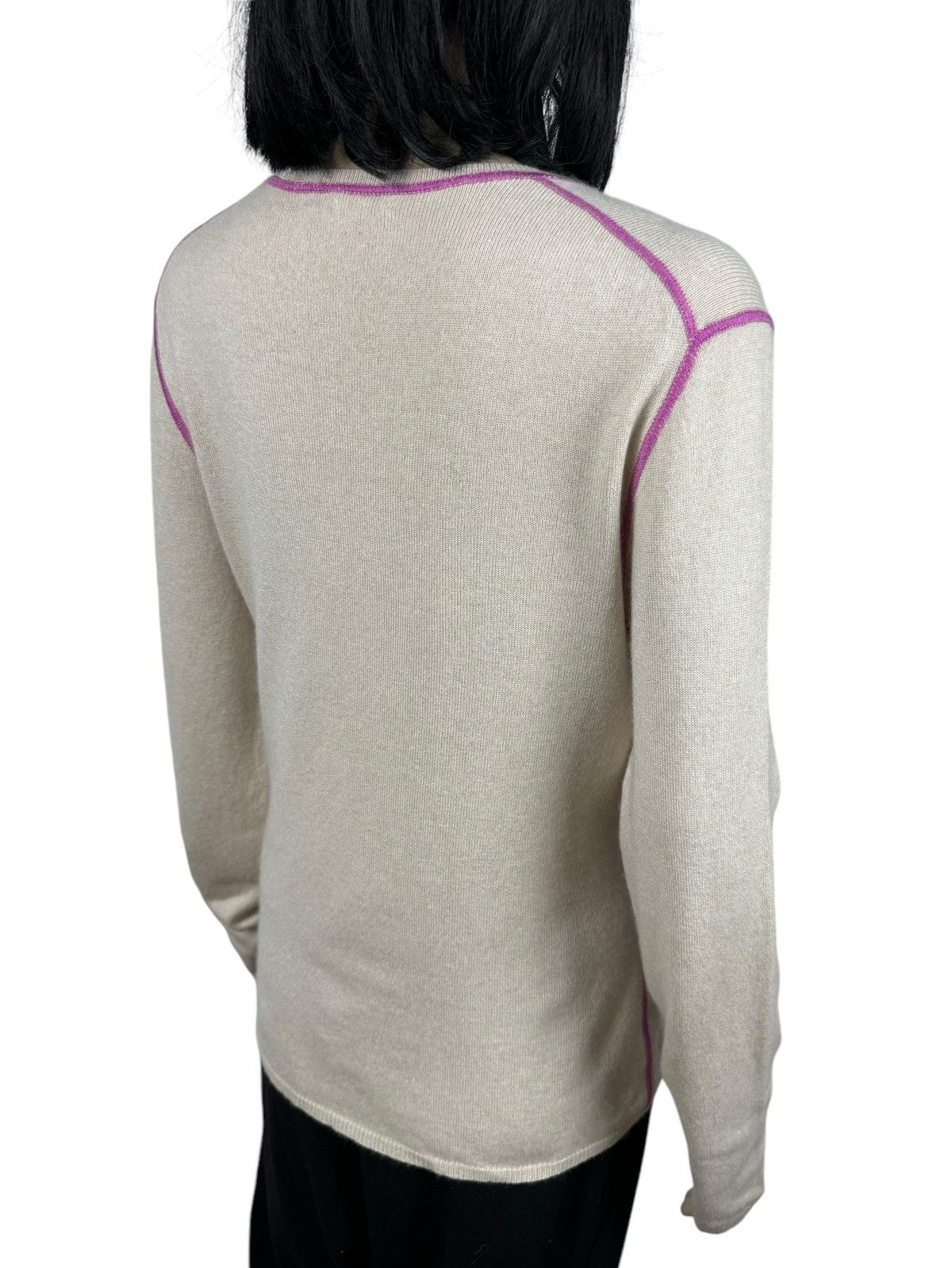 Allude Allude Silk-Cashmere Sweater V-Neck size L Size L / US 10 / IT 46 - 7 Thumbnail