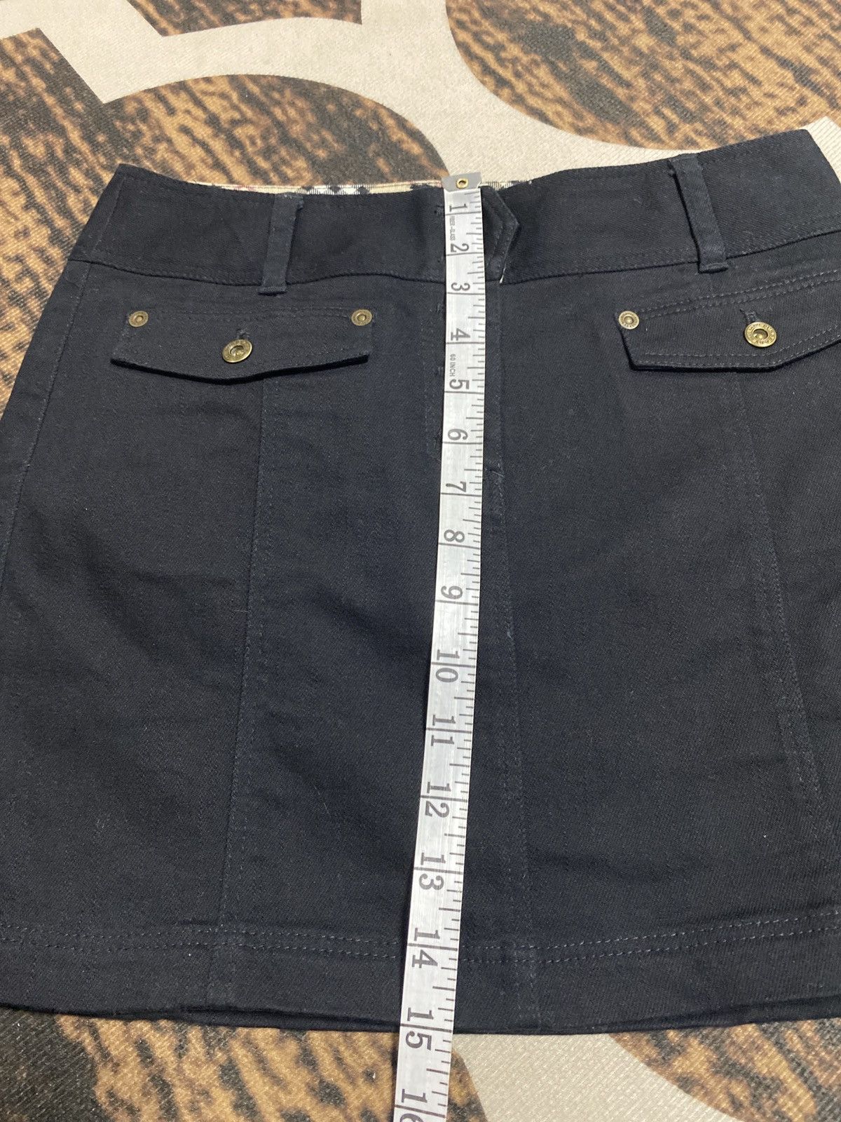Burberry Burberry blue label mini skirt denim Size 28" / US 6 / IT 42 - 9 Thumbnail