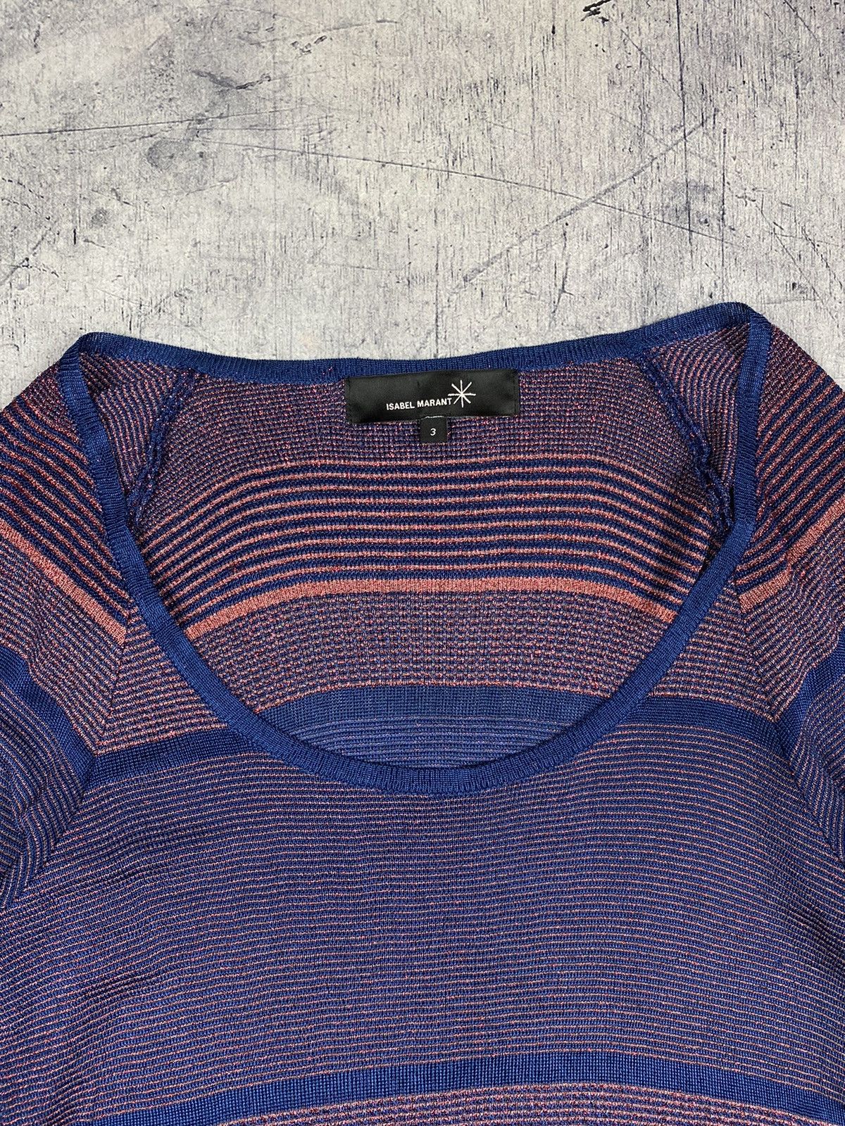 Isabel Marant Isabel Marant Designer Striped Sweater Size S / US 4 / IT 40 - 7 Thumbnail