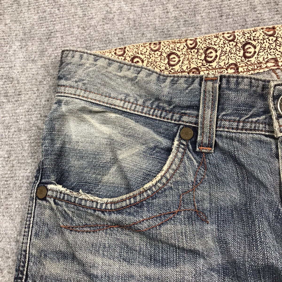 Edwin × Japanese Brand EDWIN JAPANESE BAGGY ACID WASH JEANS PANTS Size US 32 / EU 48 - 7 Thumbnail