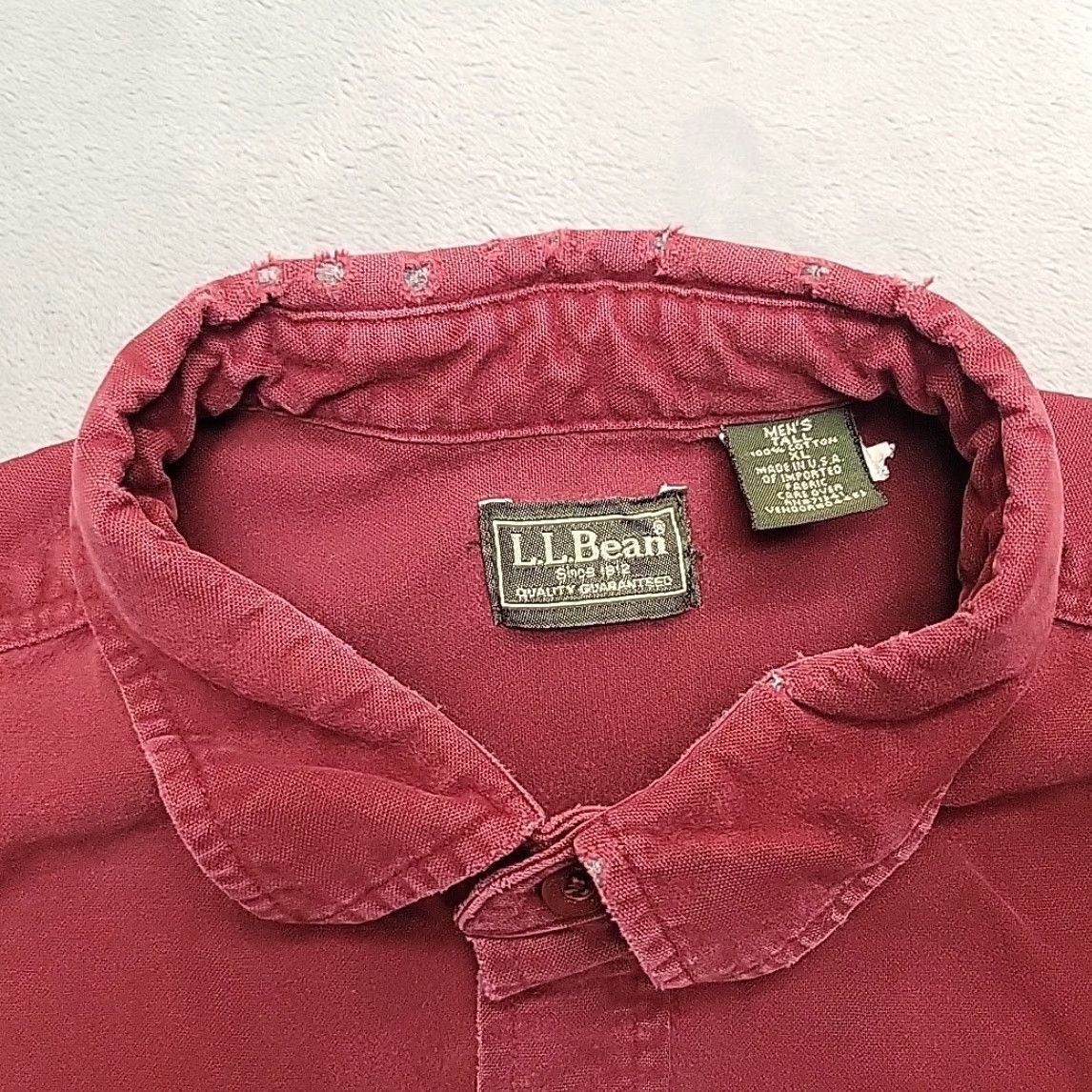 Vintage VTG LL Bean Shirt Men XLT Maroon Chamois Flannel Long Sleeve Outdoor Made in USA Shirt Men XLT Maroon Chamois Flannel Long Sleeve Outdoor Made in USA Size US XL / EU 56 / 4 - 3 Thumbnail