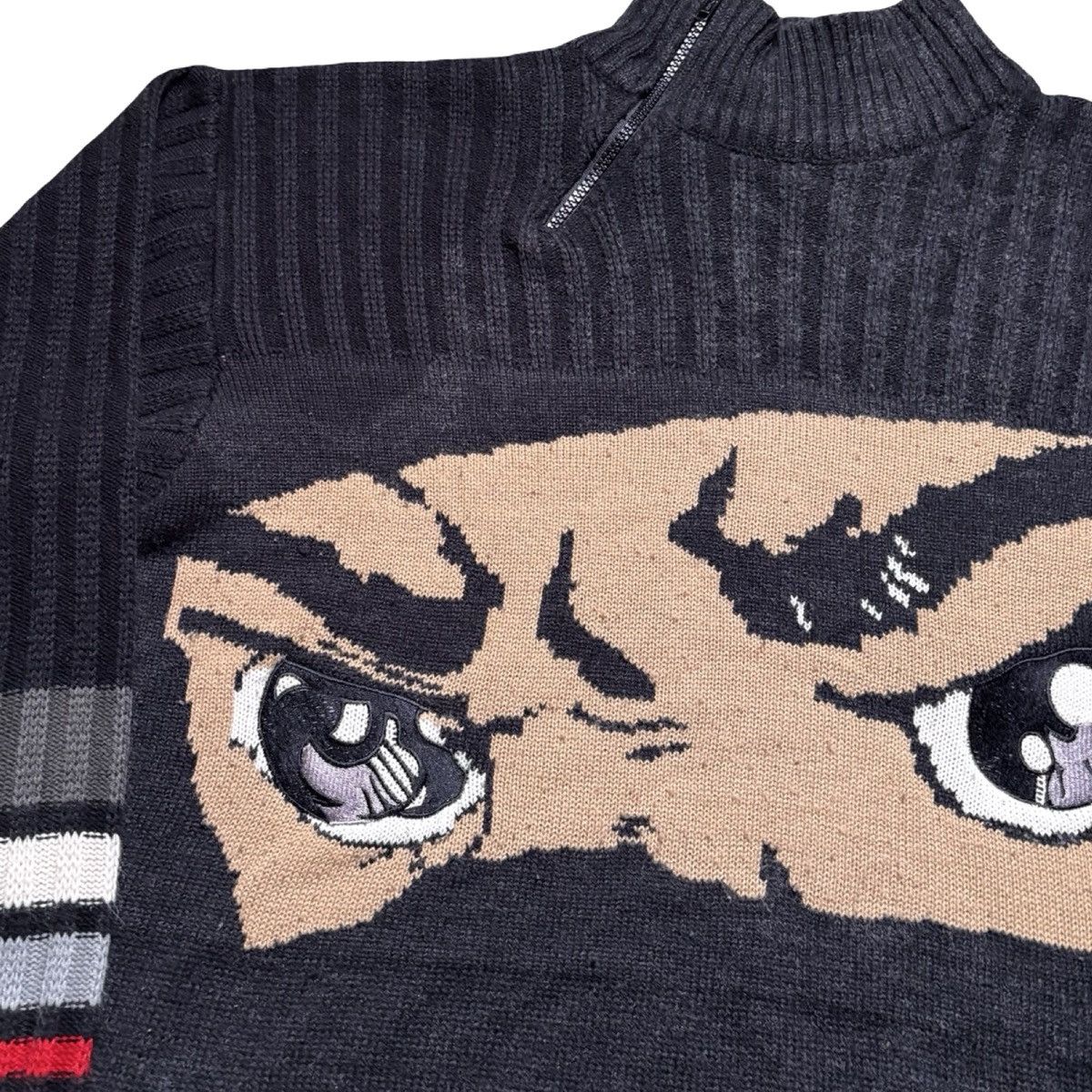 Other Vintage Y2K Asymmetrical Quarter Zip Boondocks Size US L / EU 52-54 / 3 - 2 Thumbnail