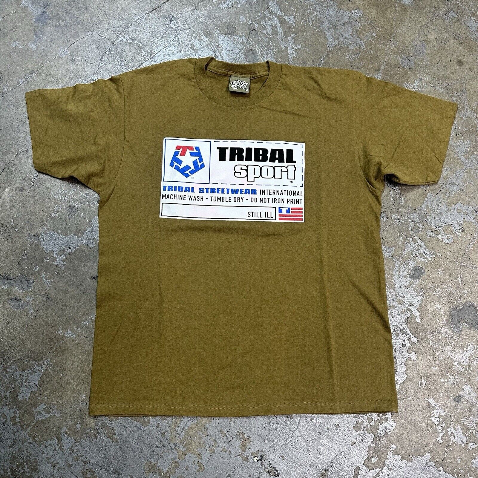 Tribal Streetwear × Vintage Vintage 90s Tribal Gear Sport Tee T-Shirt XL Made In USA Size US XL / EU 56 / 4 - 2 Thumbnail