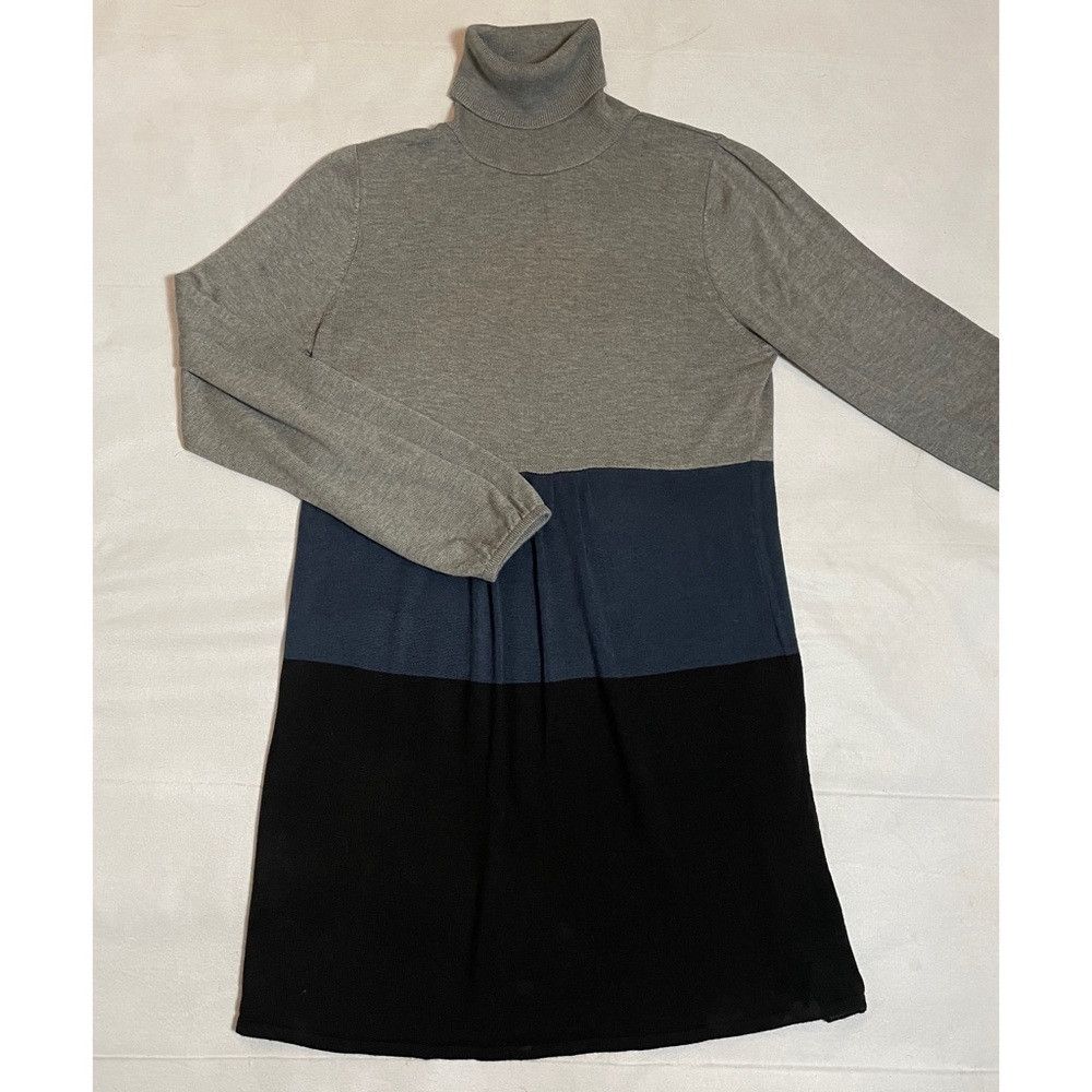 Other Camaieu Long Sleeve Turtleneck Colorblock Knit Tunic Mini D Size L / US 10 / IT 46 - 6 Thumbnail