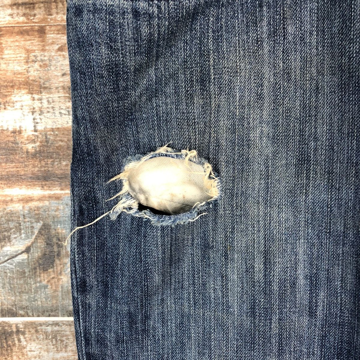 Seven 7 DL Seven 7 Blue Distressed Denim Pants #C204 Size US 32 / EU 48 - 9 Thumbnail