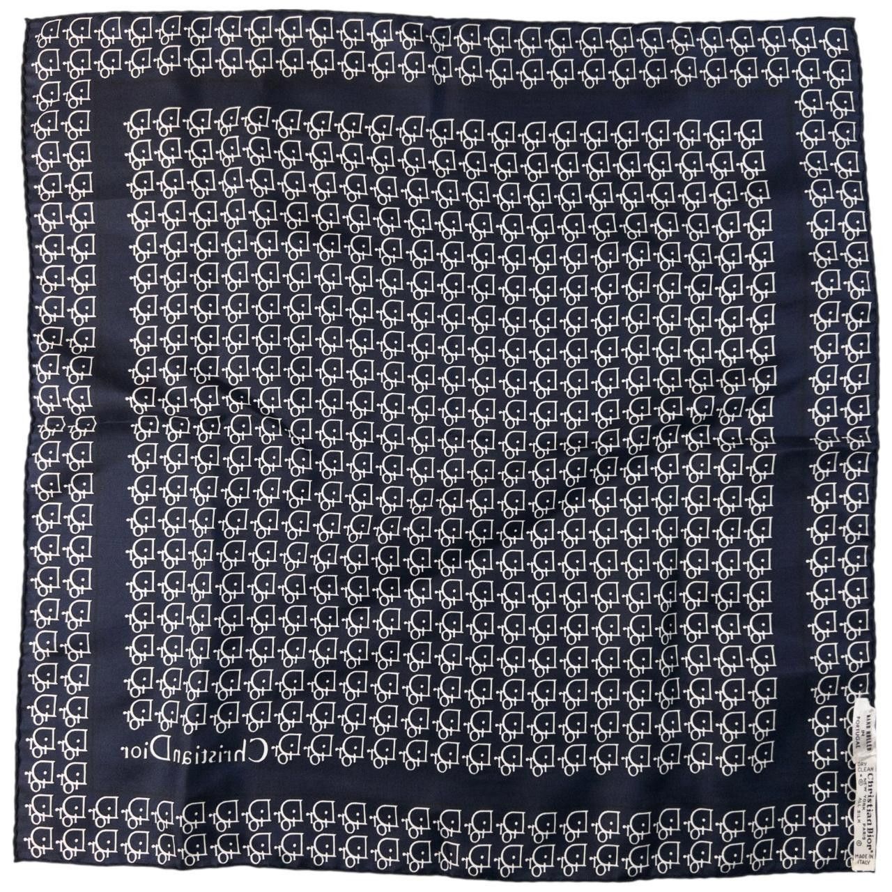 Dior Vintage Dior Monogram Silk Scarf Size ONE SIZE - 2 Thumbnail